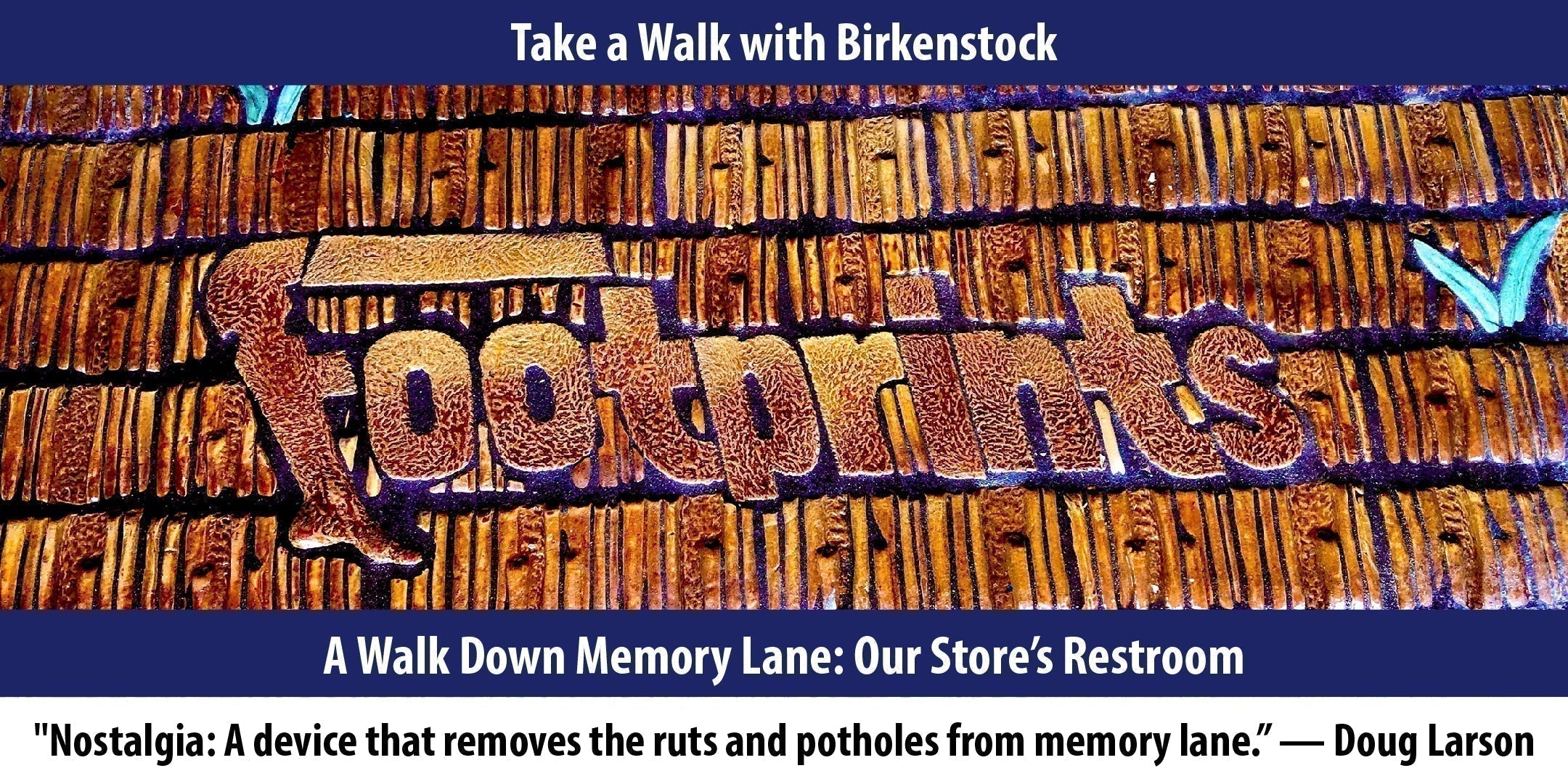 A Walk Down Memory Lane — Our Store's Restroom