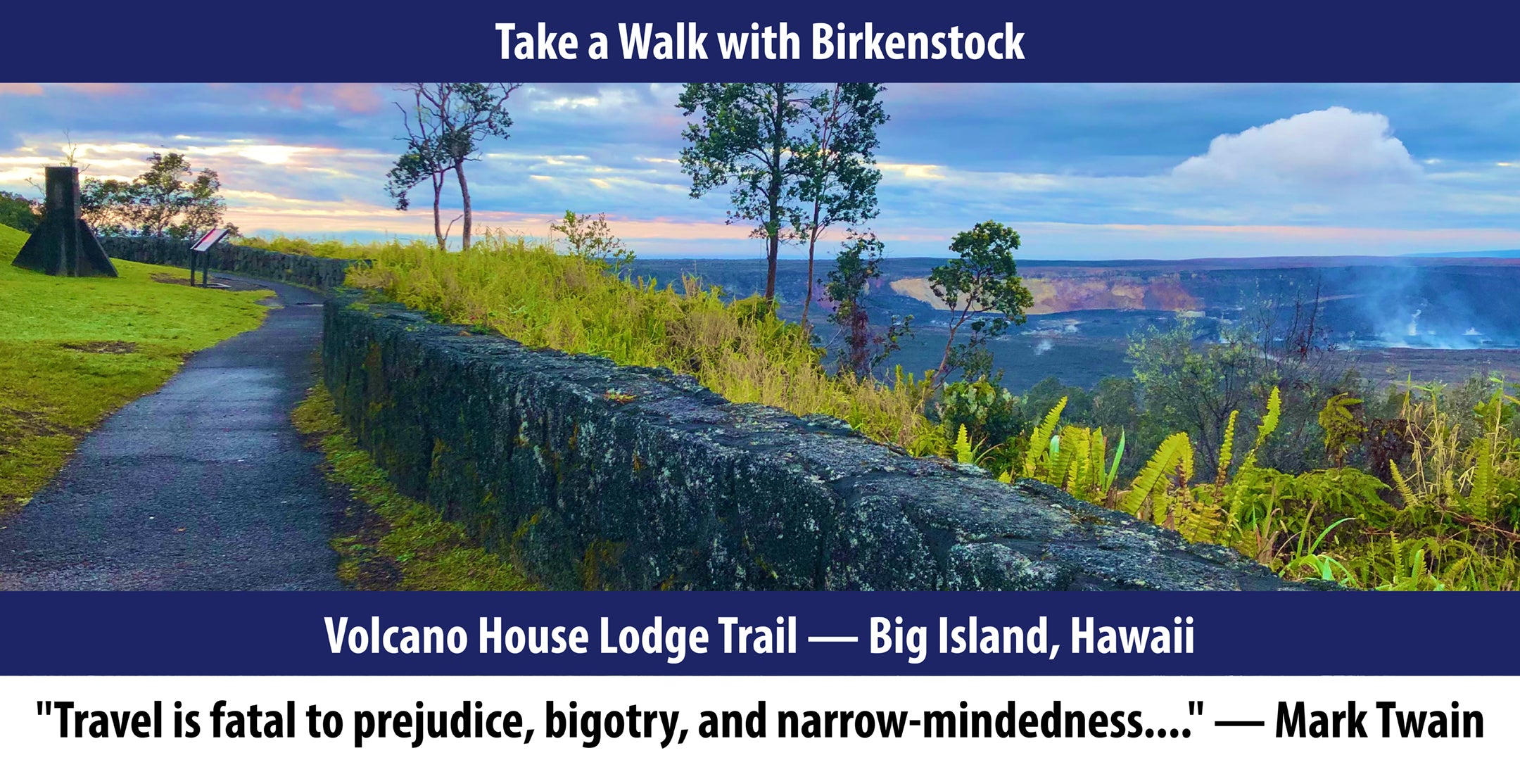 Volcano House Lodge Trail, Big Island, Hawaii