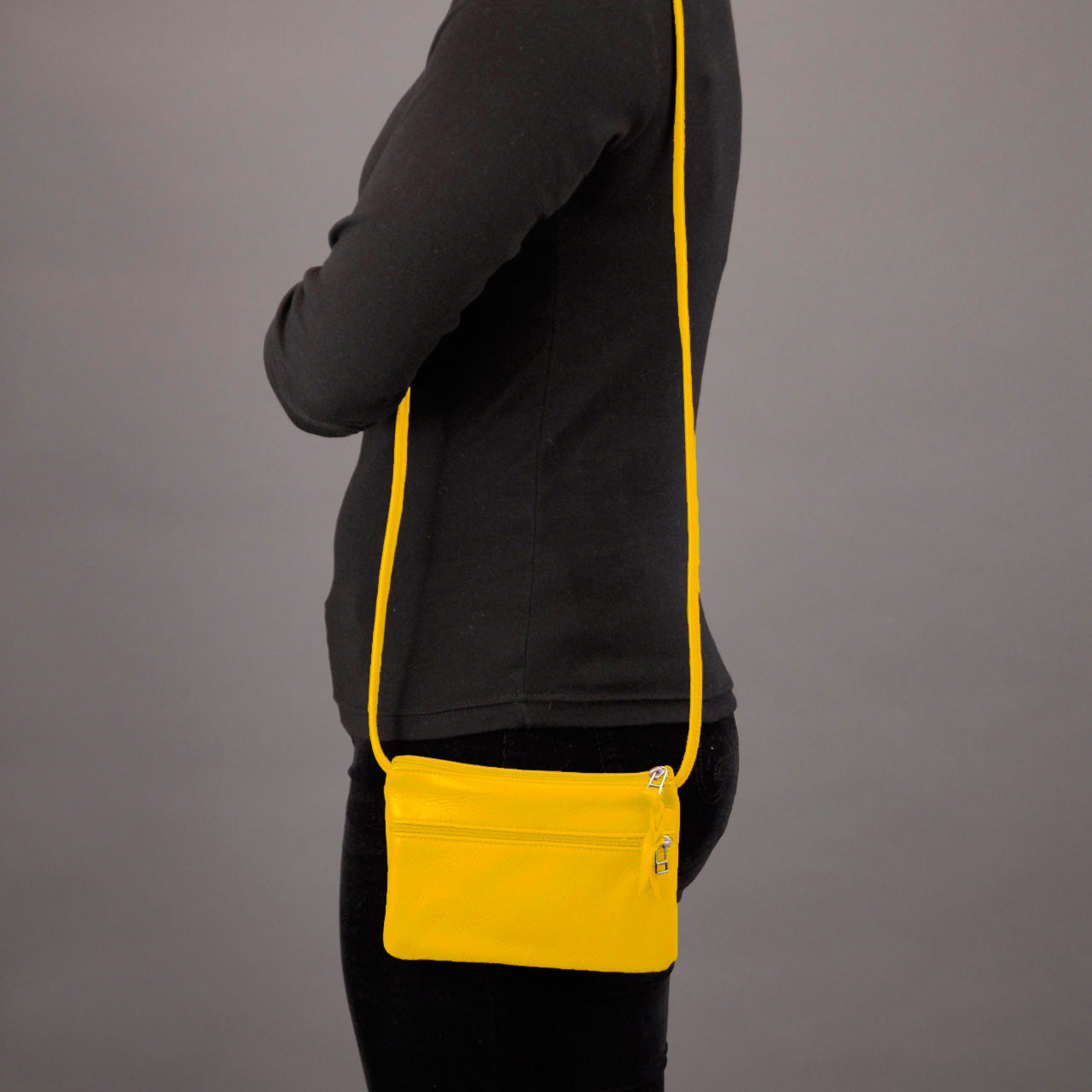SVEN Style No. 008 Crossbody/ Shoulder Bag sunflower leather