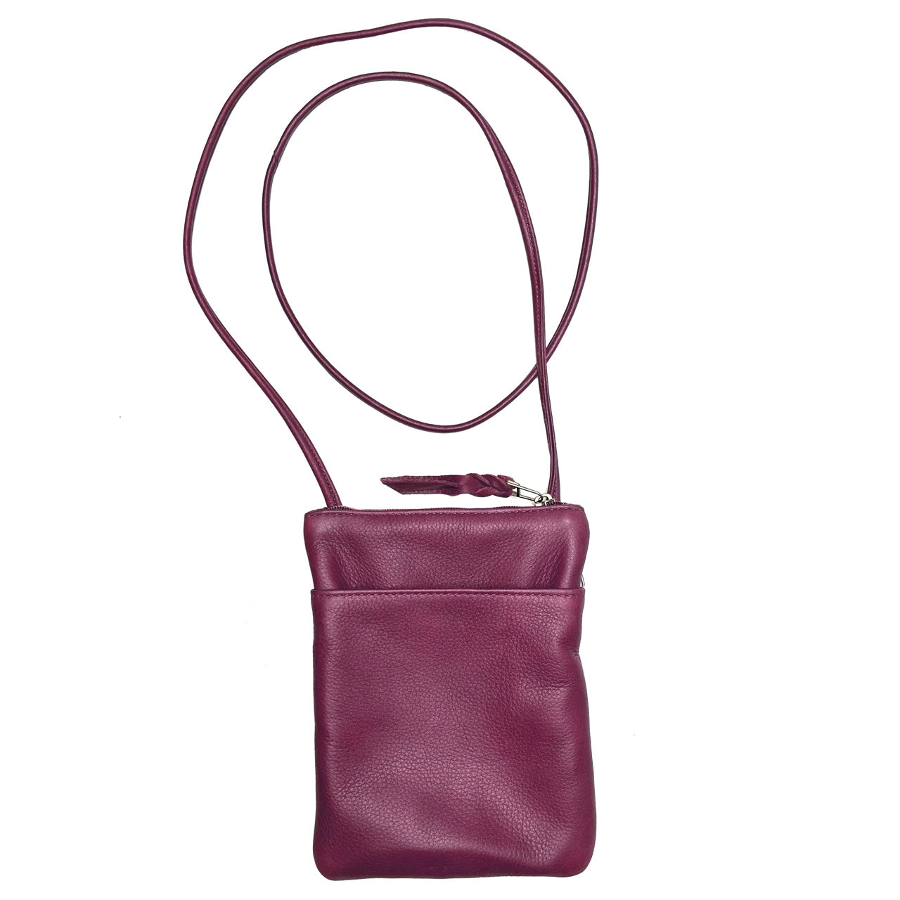 SVEN Style No. 022 Crossbody/ Shoulder Bag burgundy leather