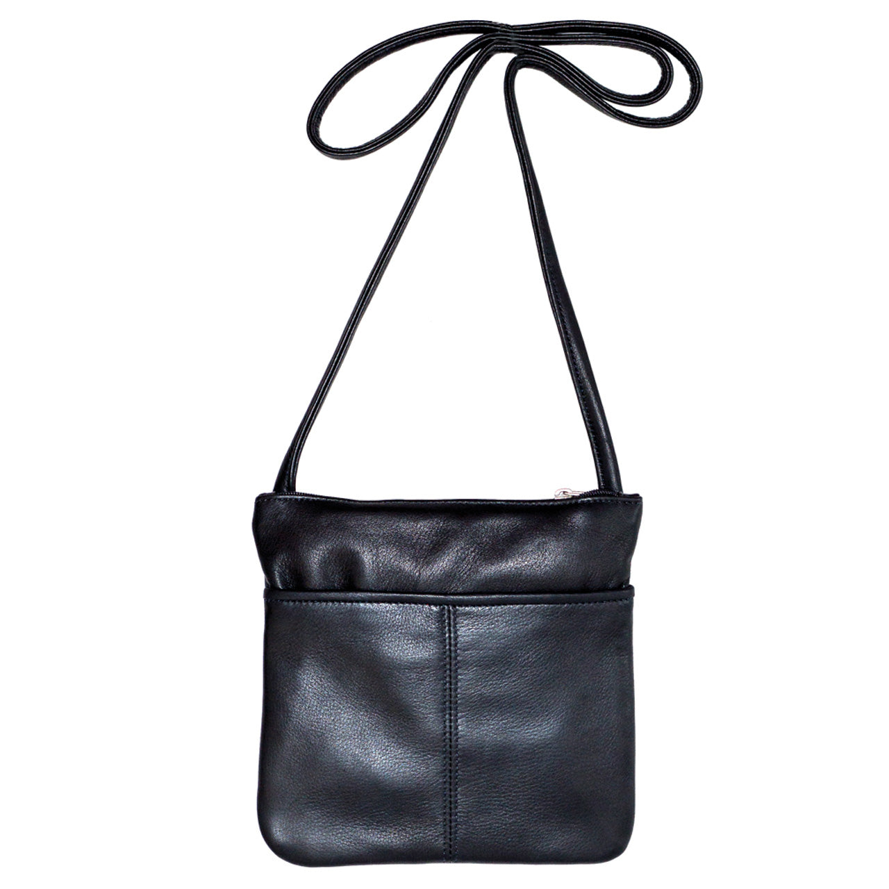 SVEN Style No. 071 Crossbody/ Shoulder Bag black leather