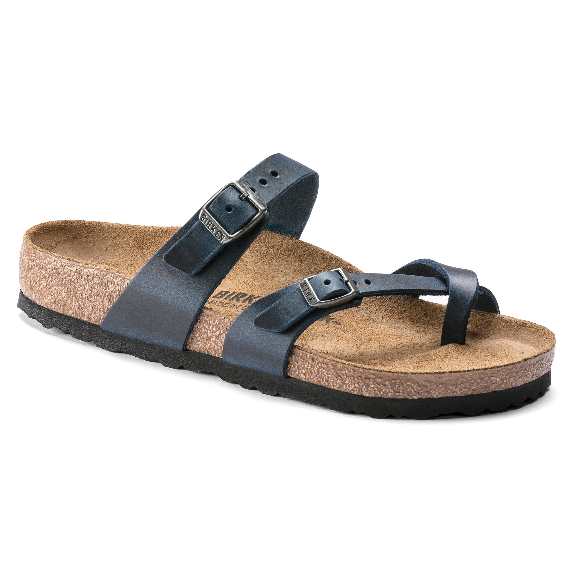 Birkenstock Mayari blue oiled leather