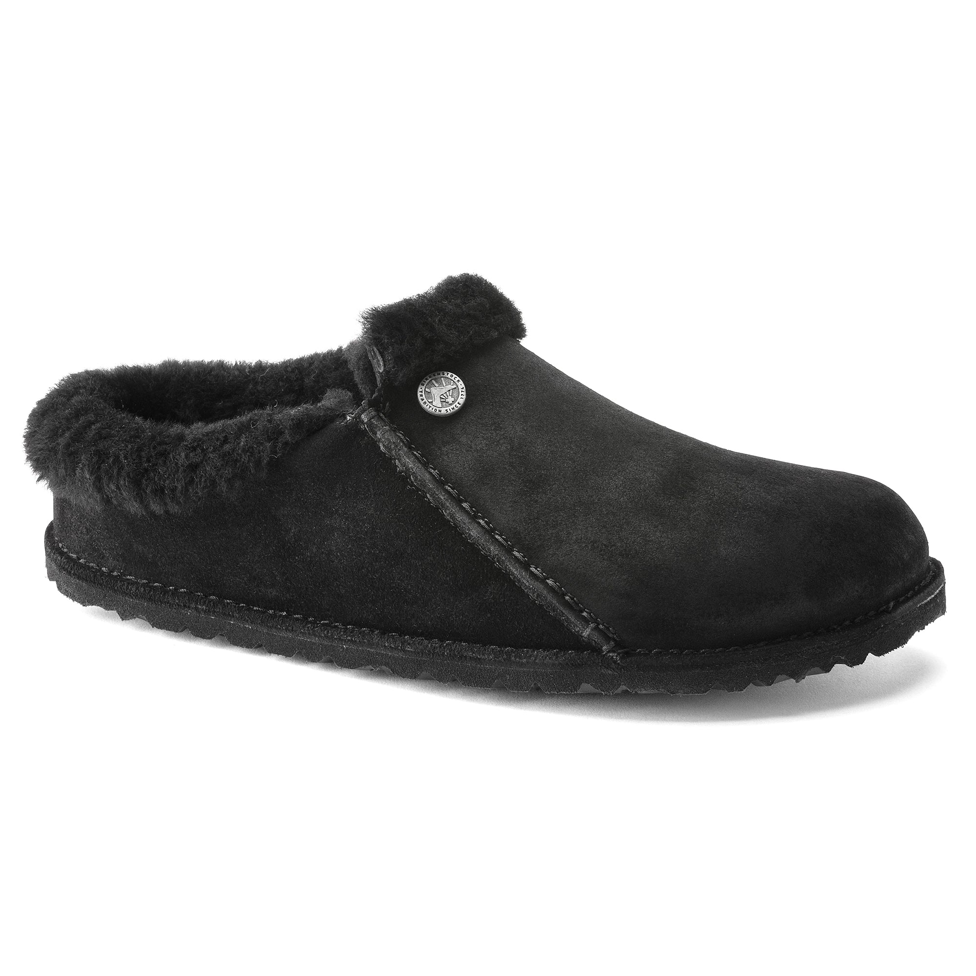 Birkenstock Limited Edition Zermatt Premium black suede/black shearling