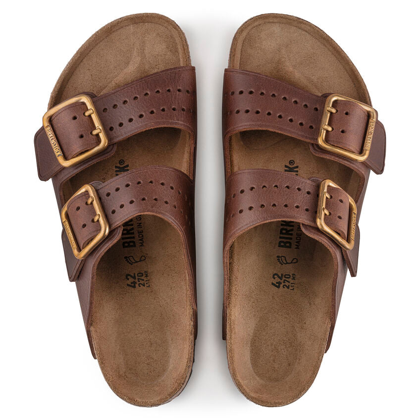 Birkenstock Limited Edition Arizona Bold Grip vintage roast leather