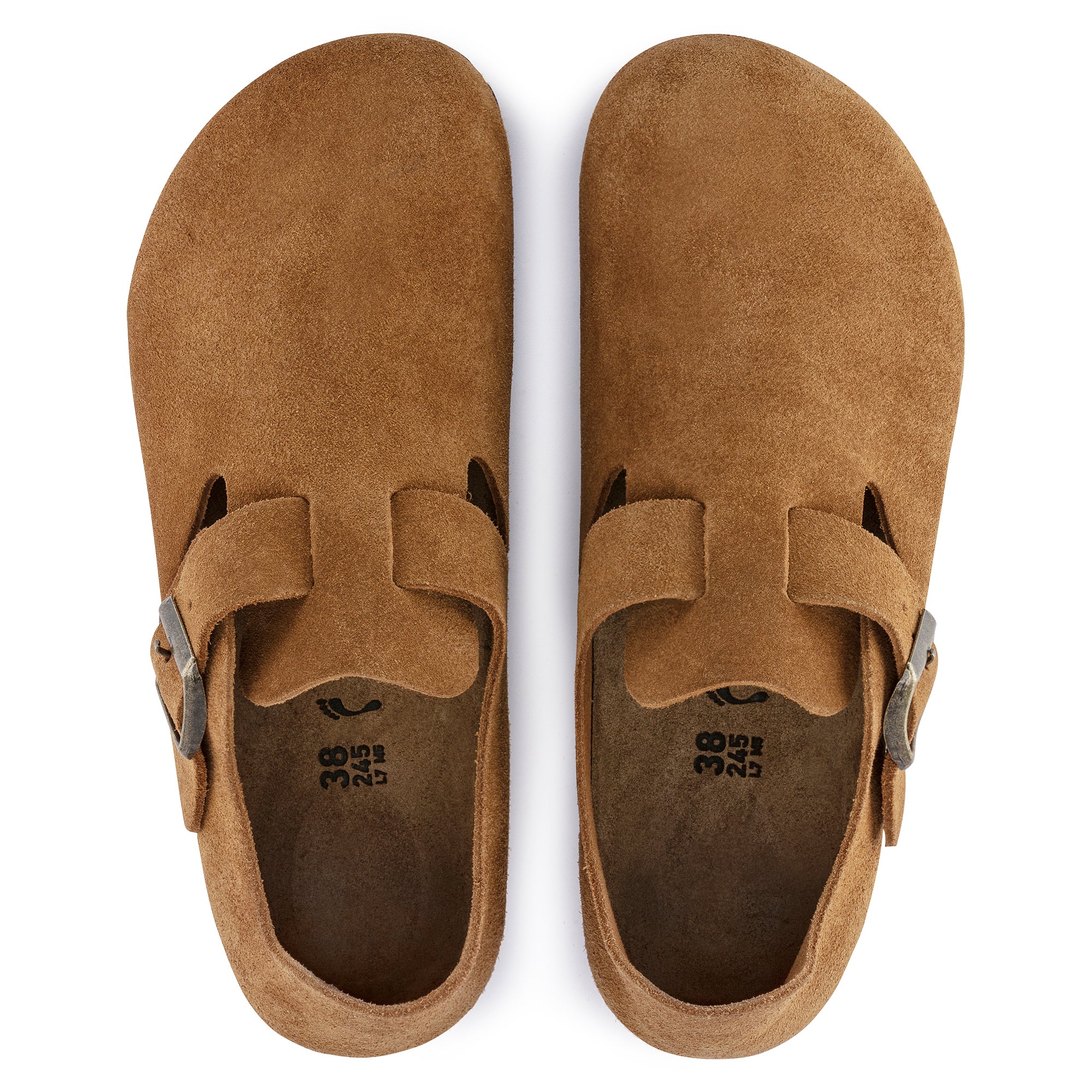 Birkenstock London mink suede