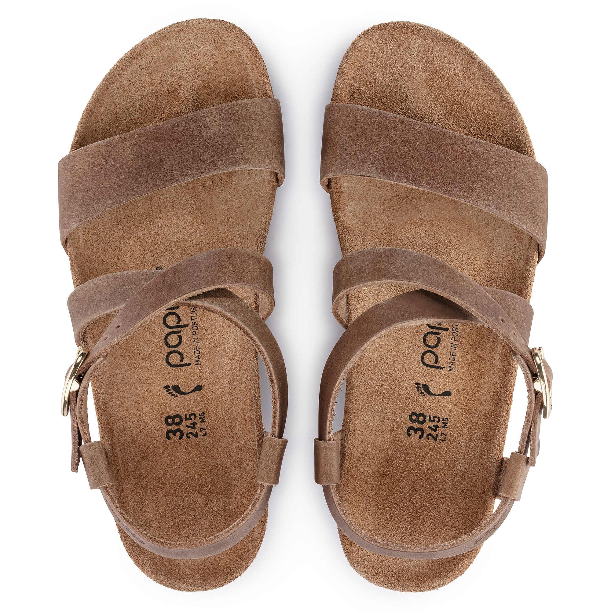 Papillio Sibyl cognac oiled leather by Birkenstock