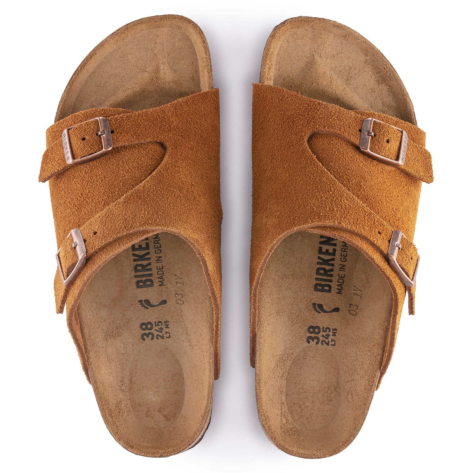 Birkenstock Zurich mink suede