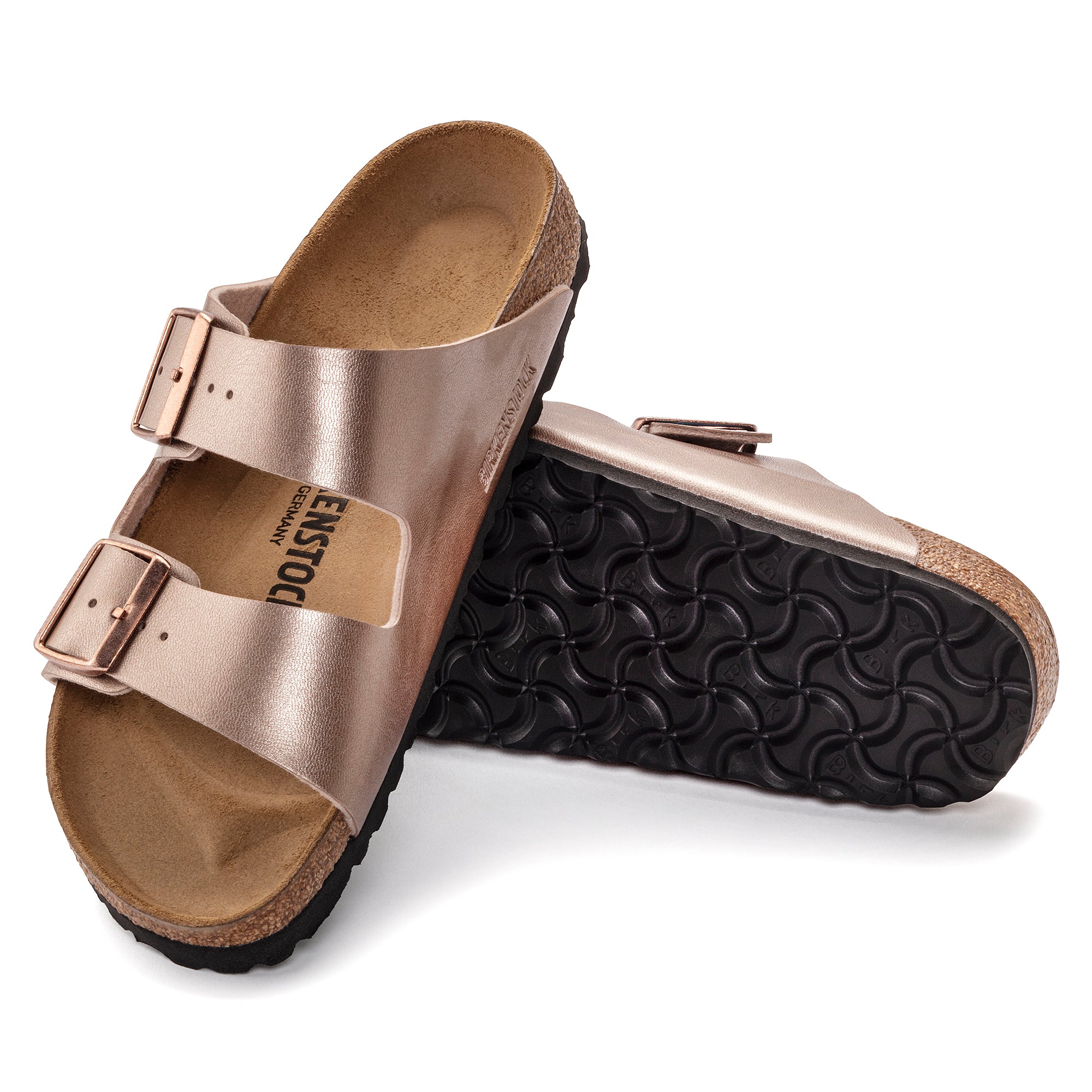 Birkenstock Arizona copper Birko-Flor