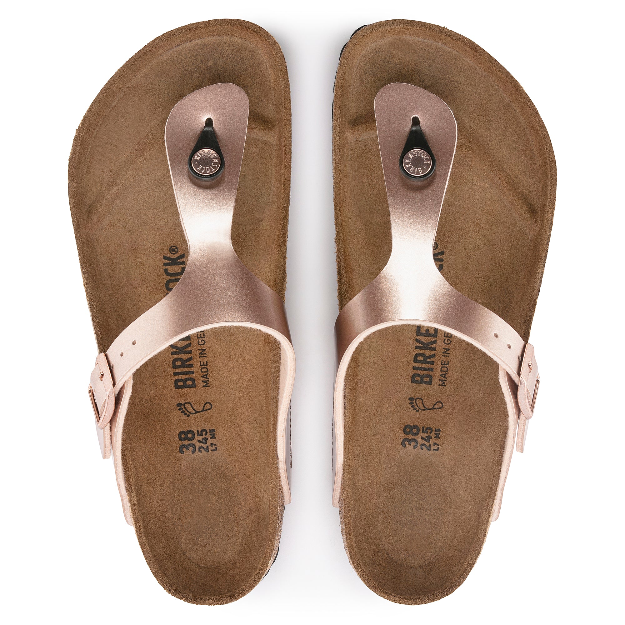 Birkenstock Gizeh copper Birko-Flor