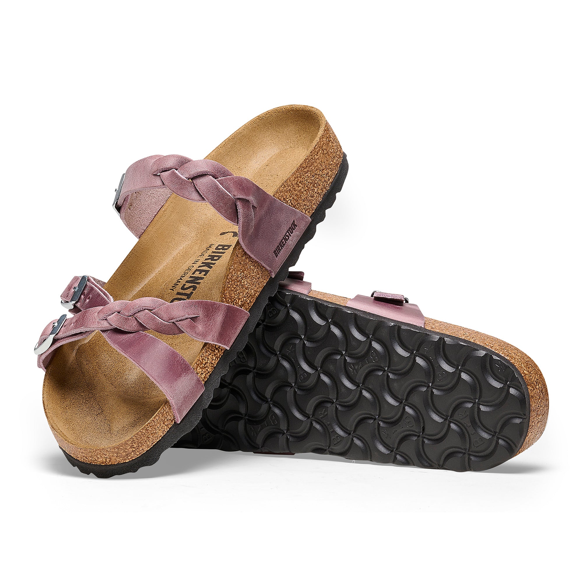 Birkenstock Franca Braid lavender oiled leather