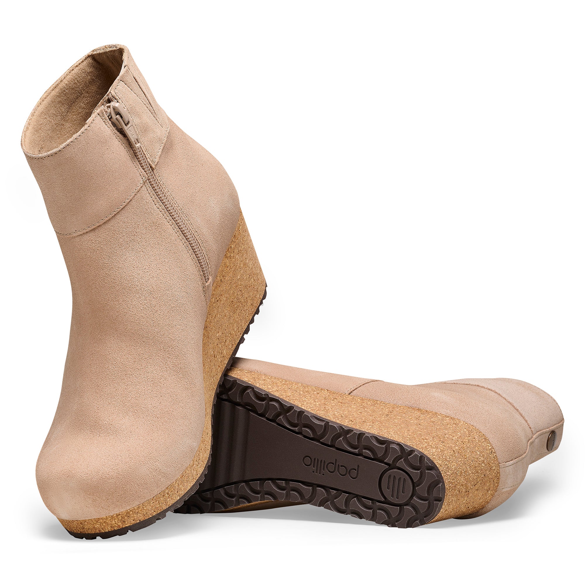 Papillio Ebba warm sand suede by Birkenstock