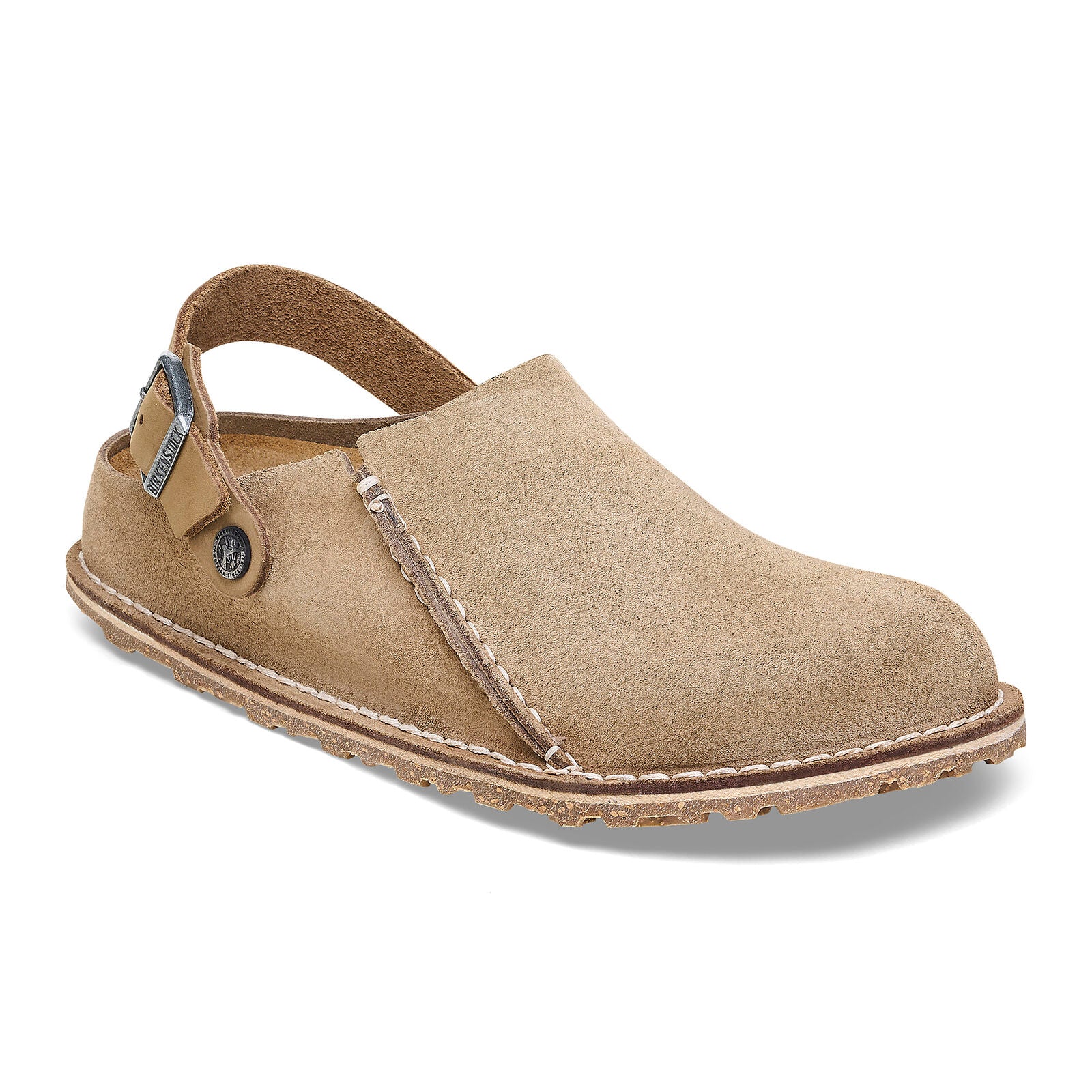 Birkenstock Lutry gray taupe suede
