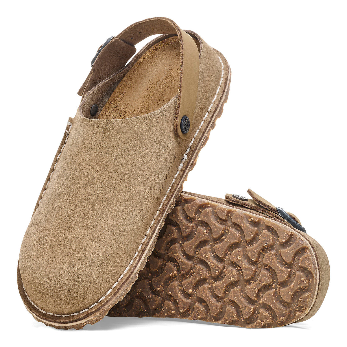 Birkenstock Lutry gray taupe suede