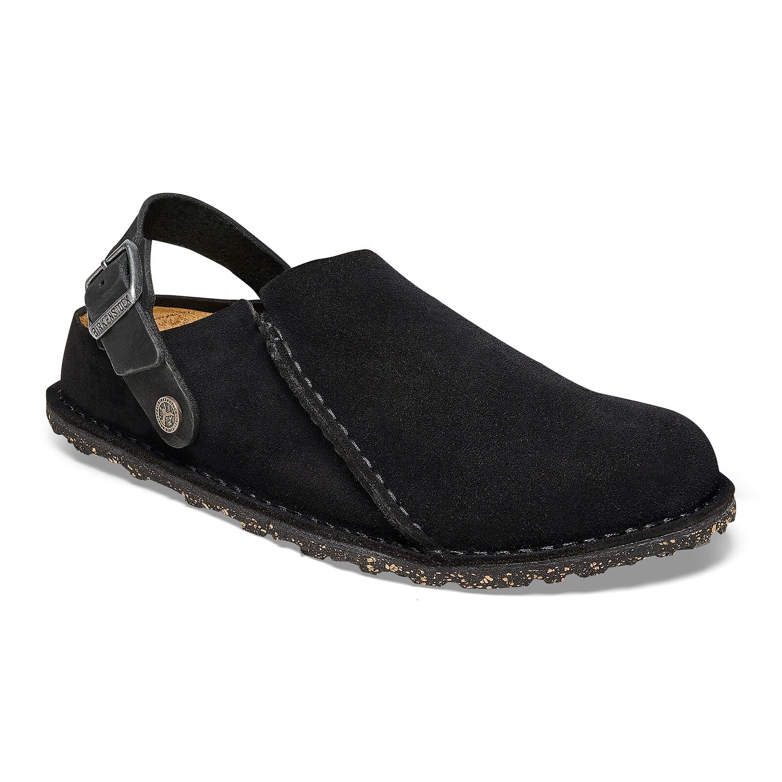 Birkenstock Lutry black suede