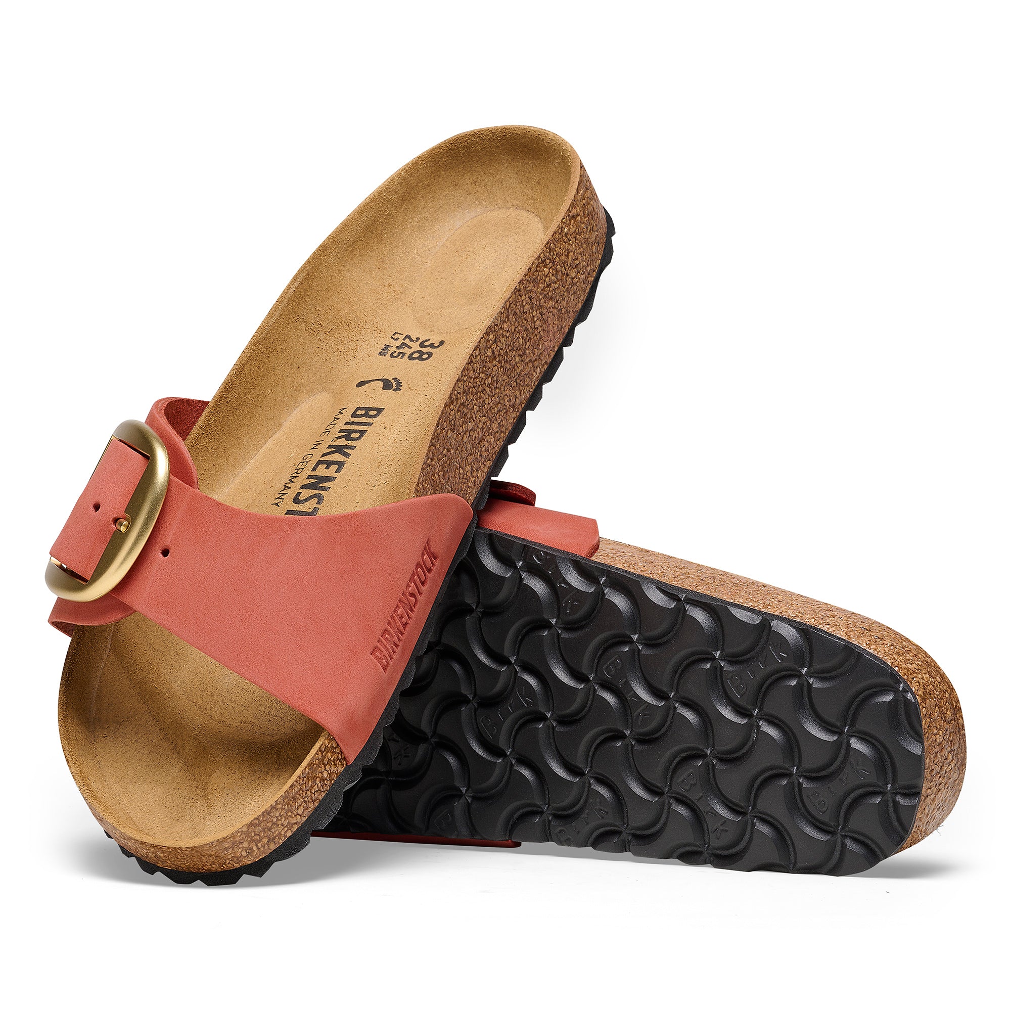 Birkenstock Limited Edition Madrid Big Buckle mars red nubuck