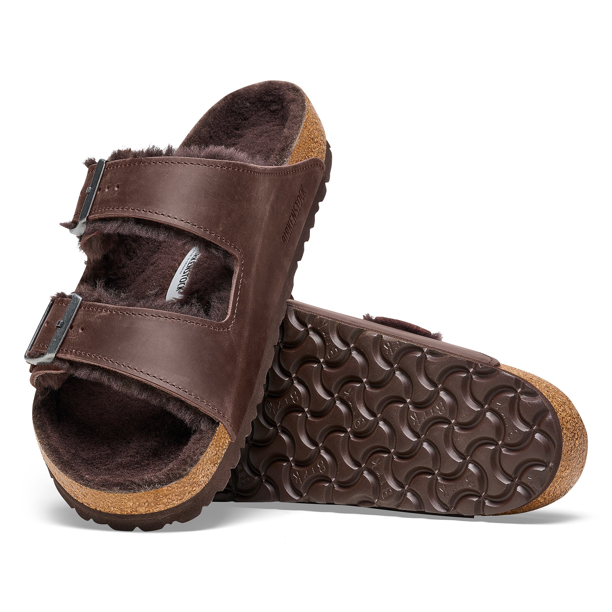 Birkenstock Limited Edition Arizona habana oiled leather/habana shearling