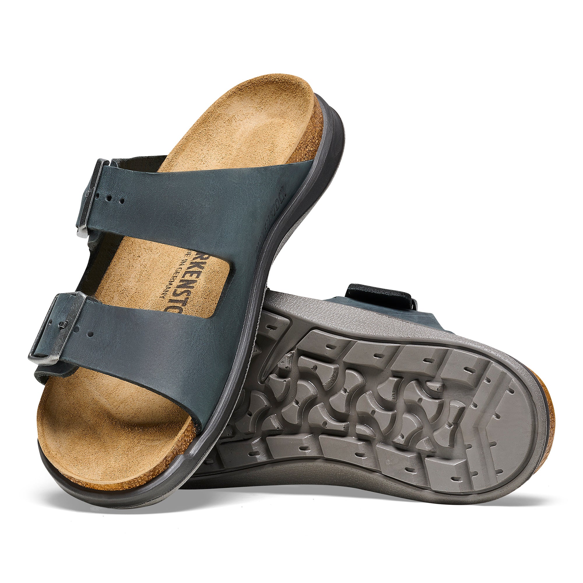 Birkenstock Women's Arizona Crosstown black oiled leather