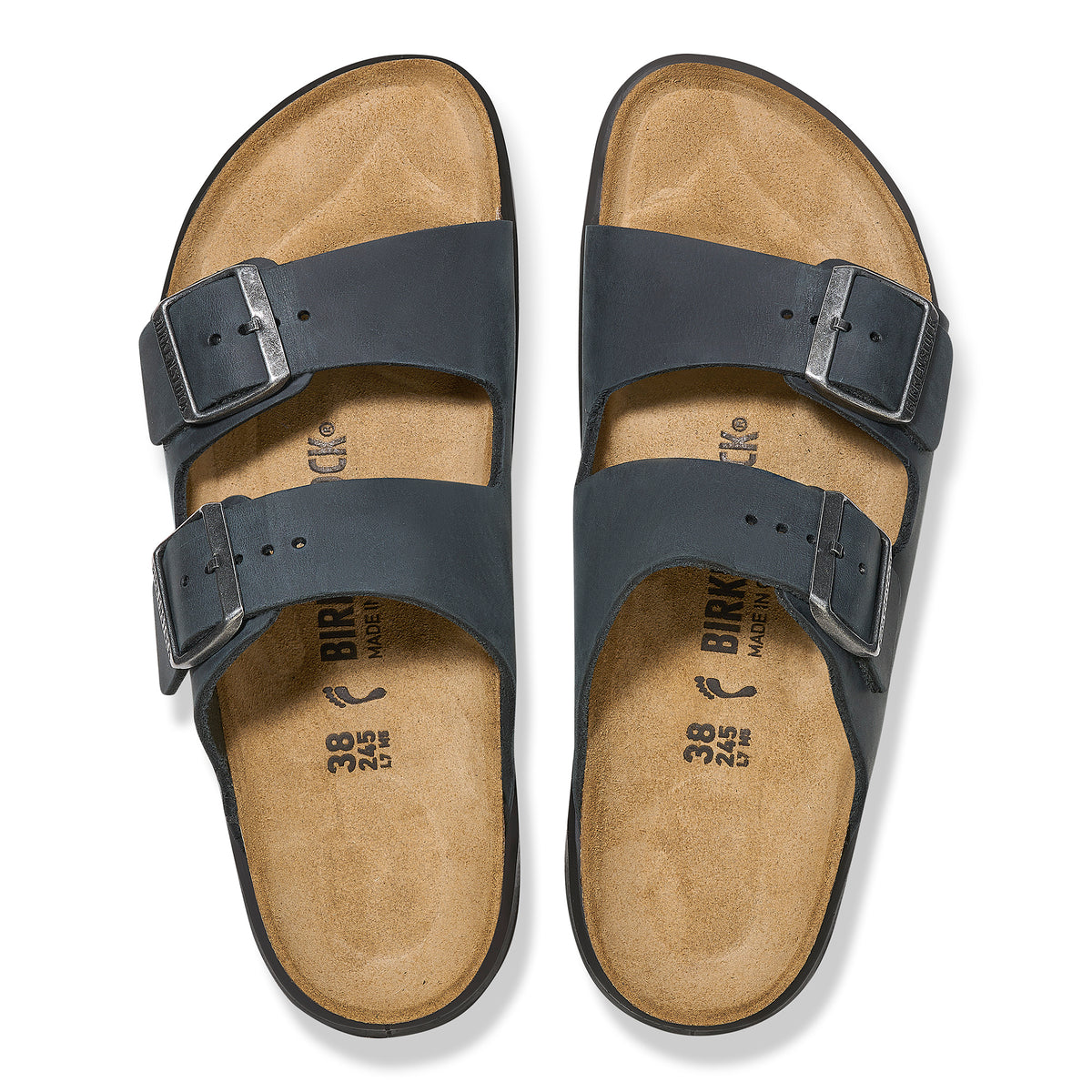 Birkenstock Women's Arizona Crosstown black oiled leather