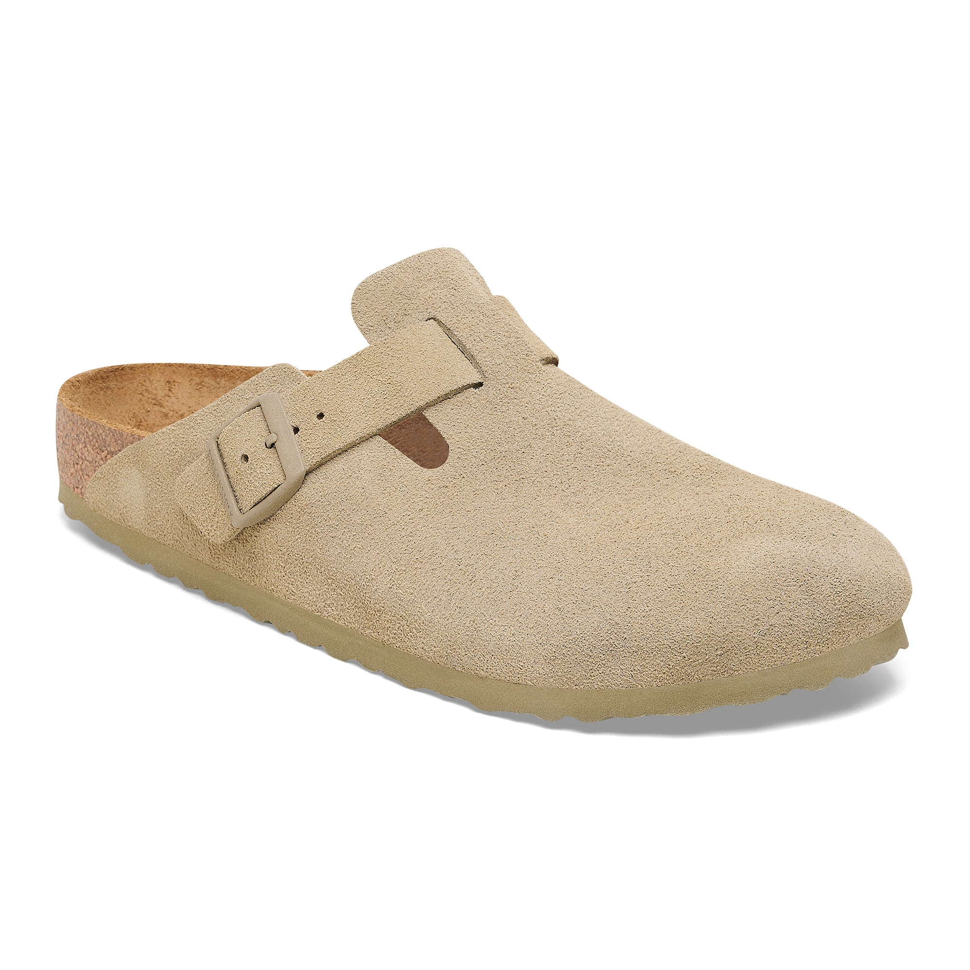 Birkenstock Limited Edition Boston faded khaki suede