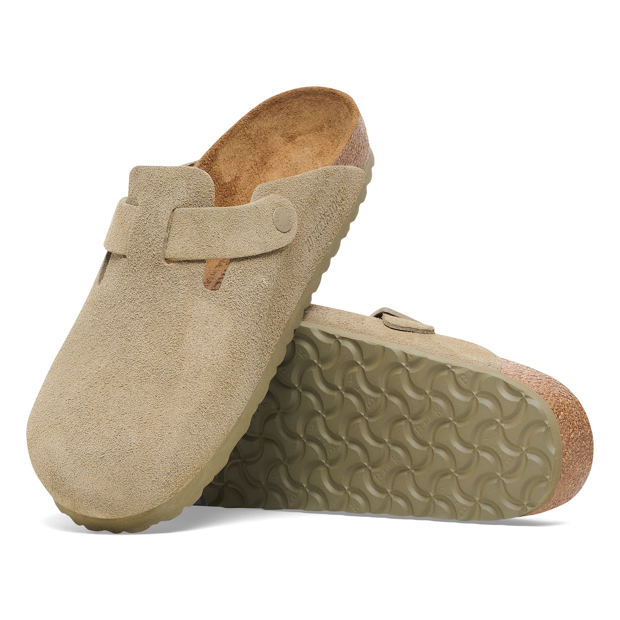 Birkenstock Limited Edition Boston faded khaki suede