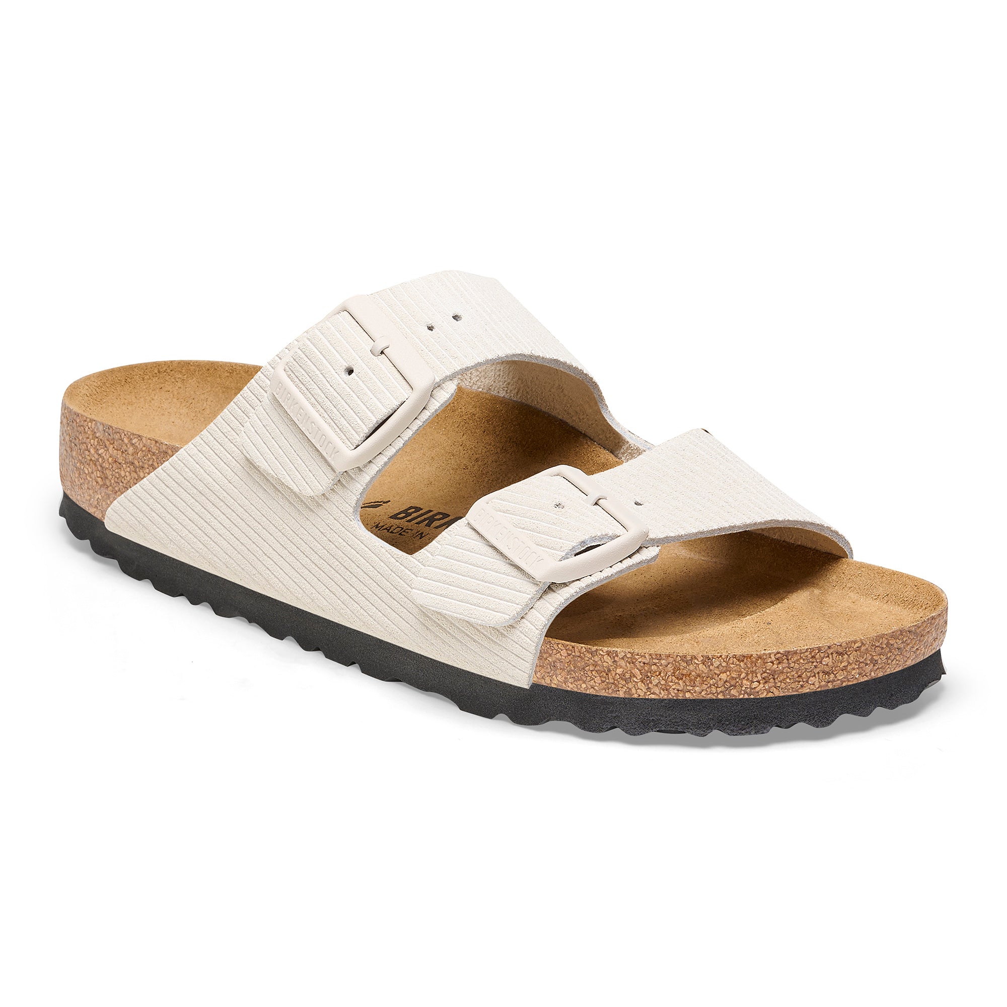 Birkenstock Limited Edition Arizona corduroy antique white suede