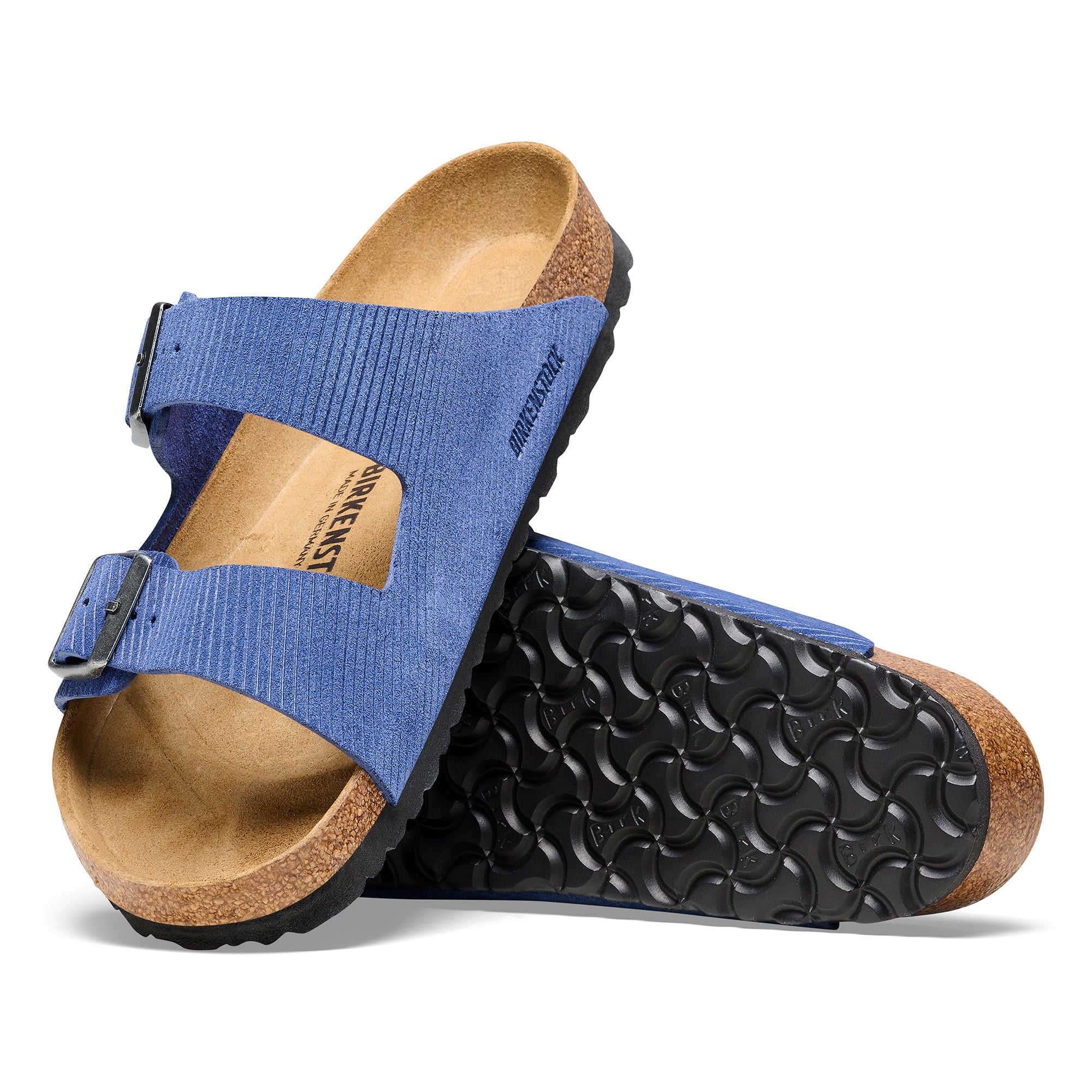 Birkenstock Arizona corduroy indigo suede