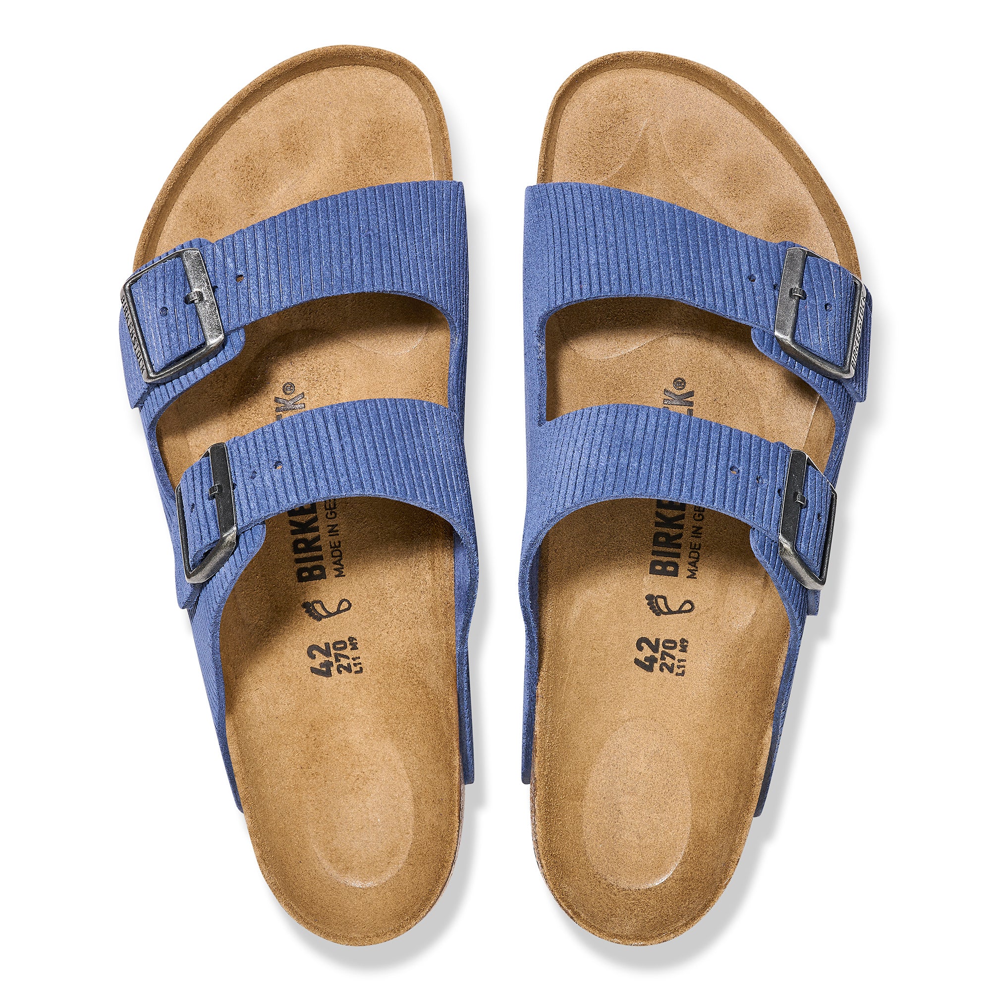 Birkenstock Arizona corduroy indigo suede