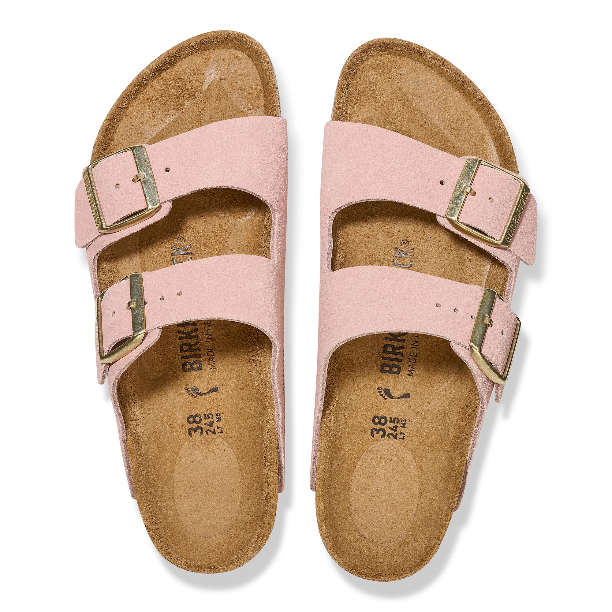 Birkenstock Arizona light rose suede
