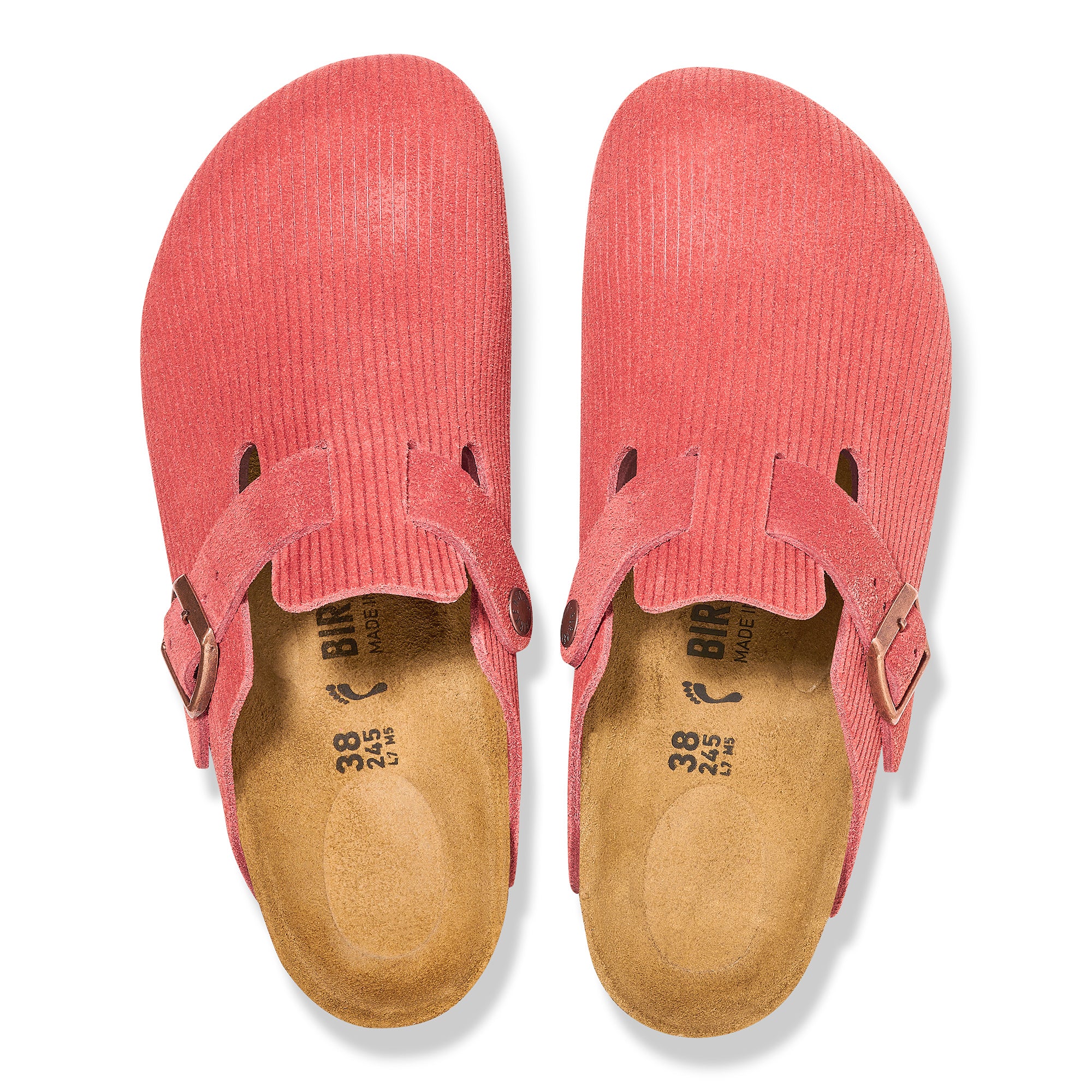 Birkenstock Boston corduroy sienna suede