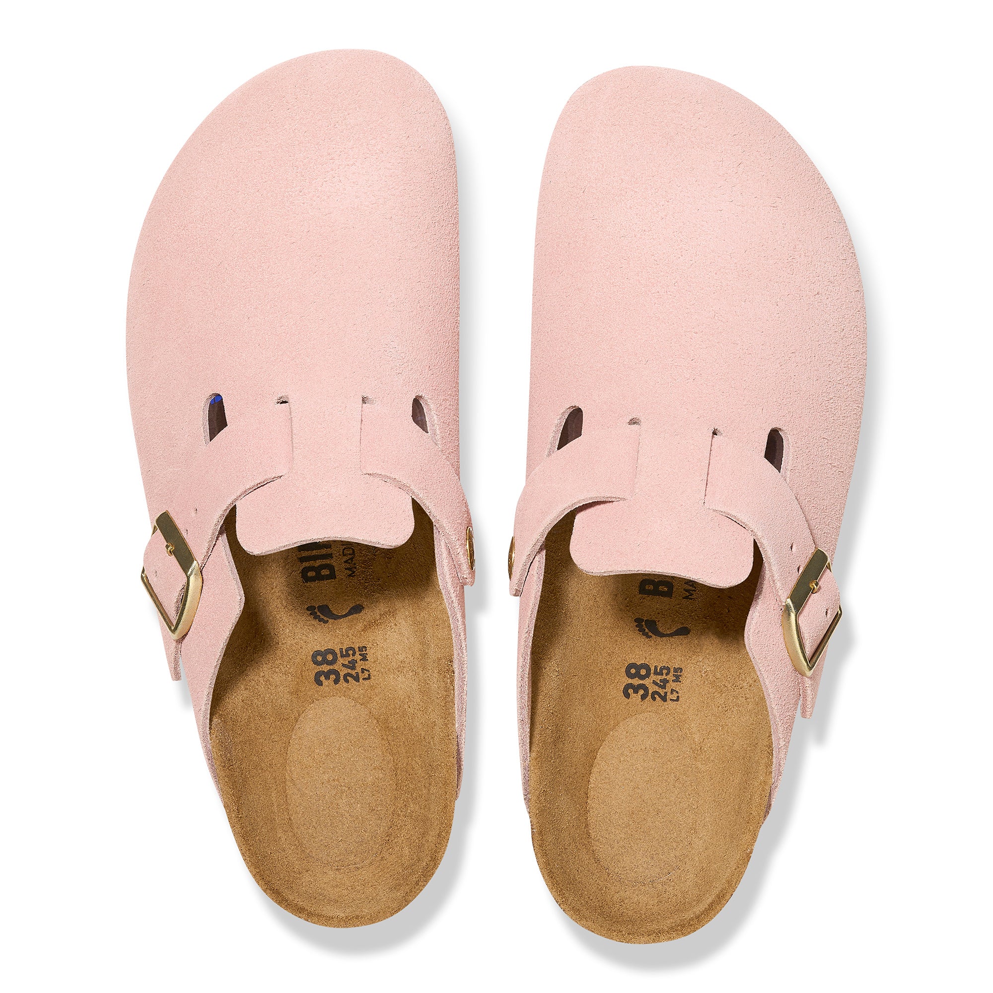 Birkenstock Boston light rose suede