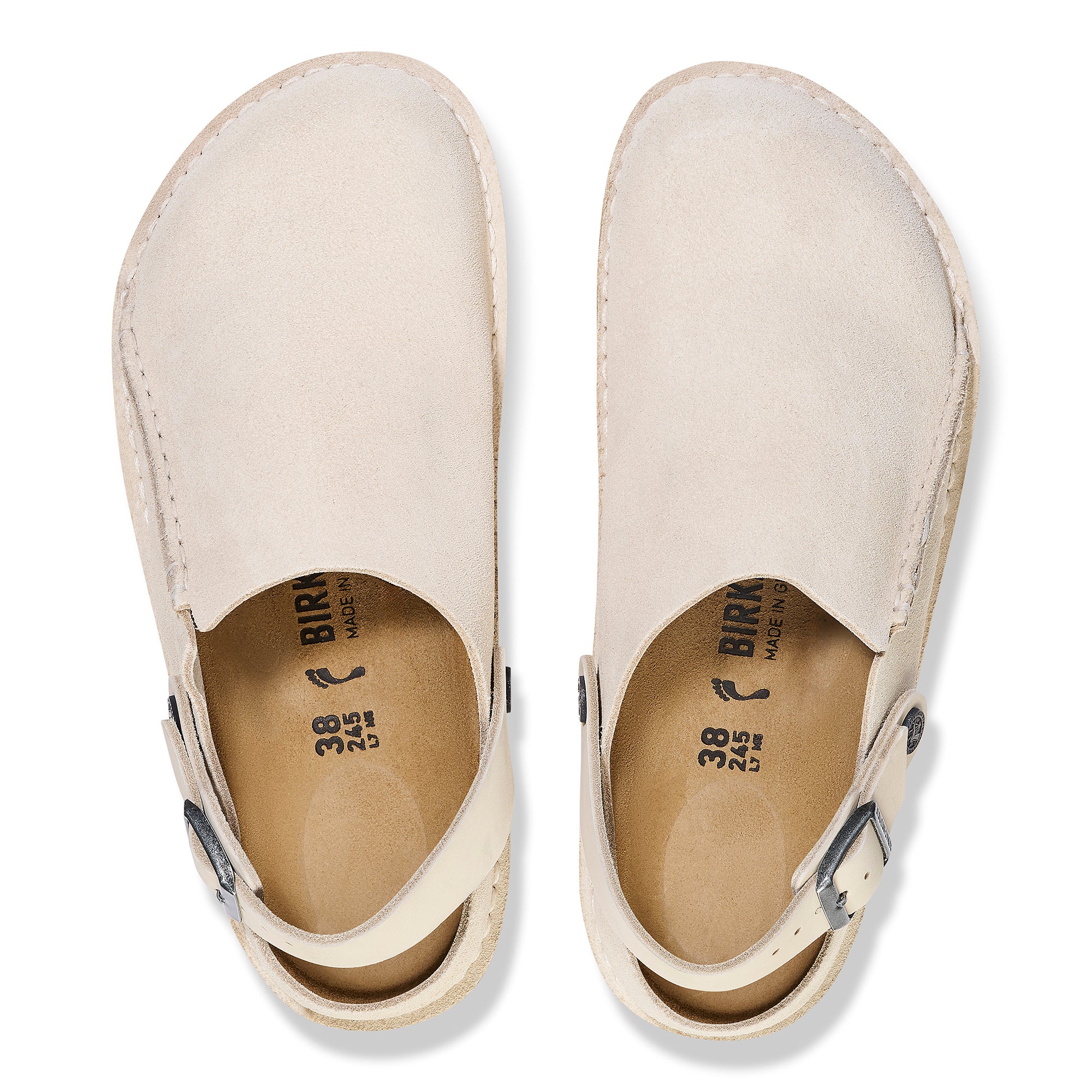 Birkenstock Lutry eggshell suede