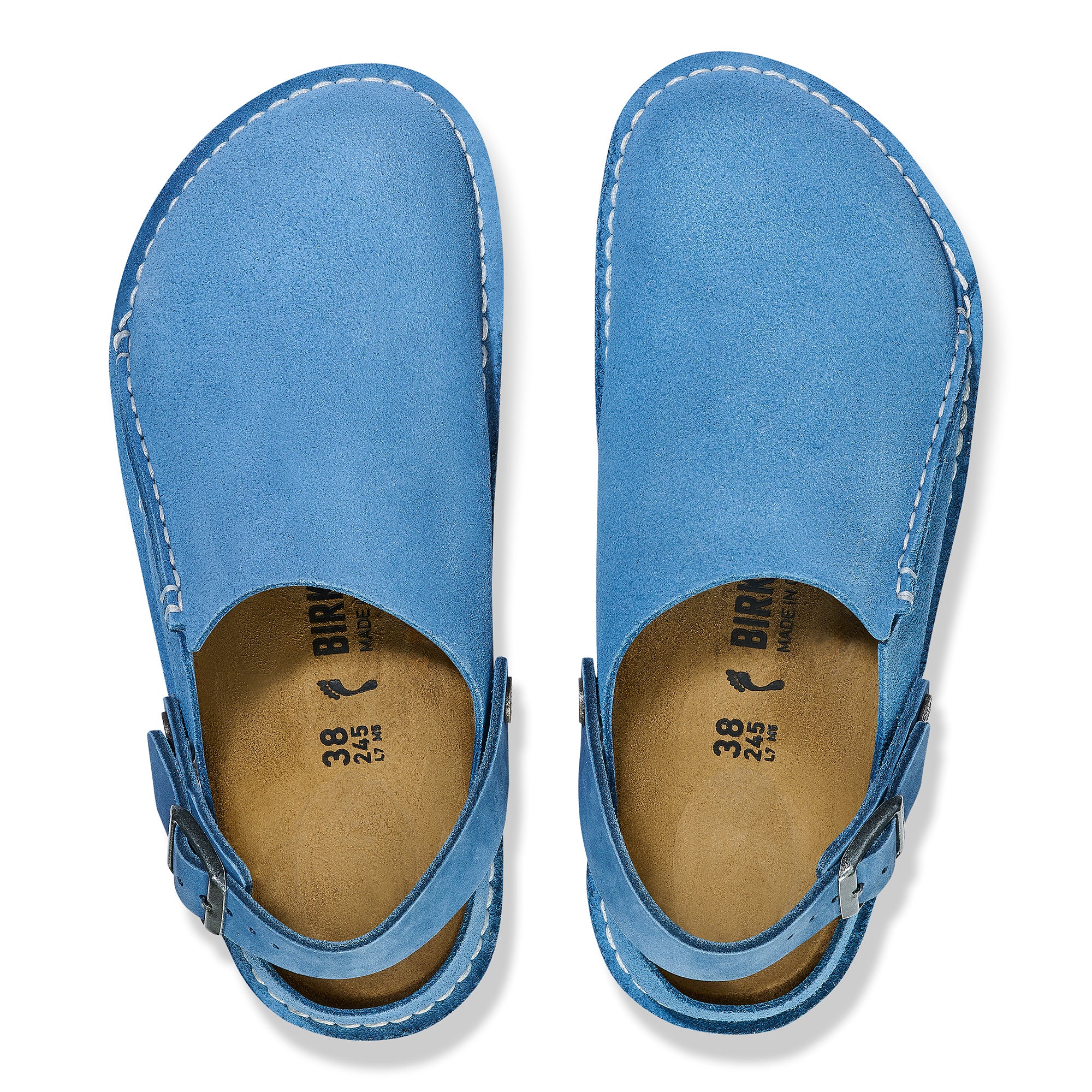 Birkenstock Lutry elemental blue suede