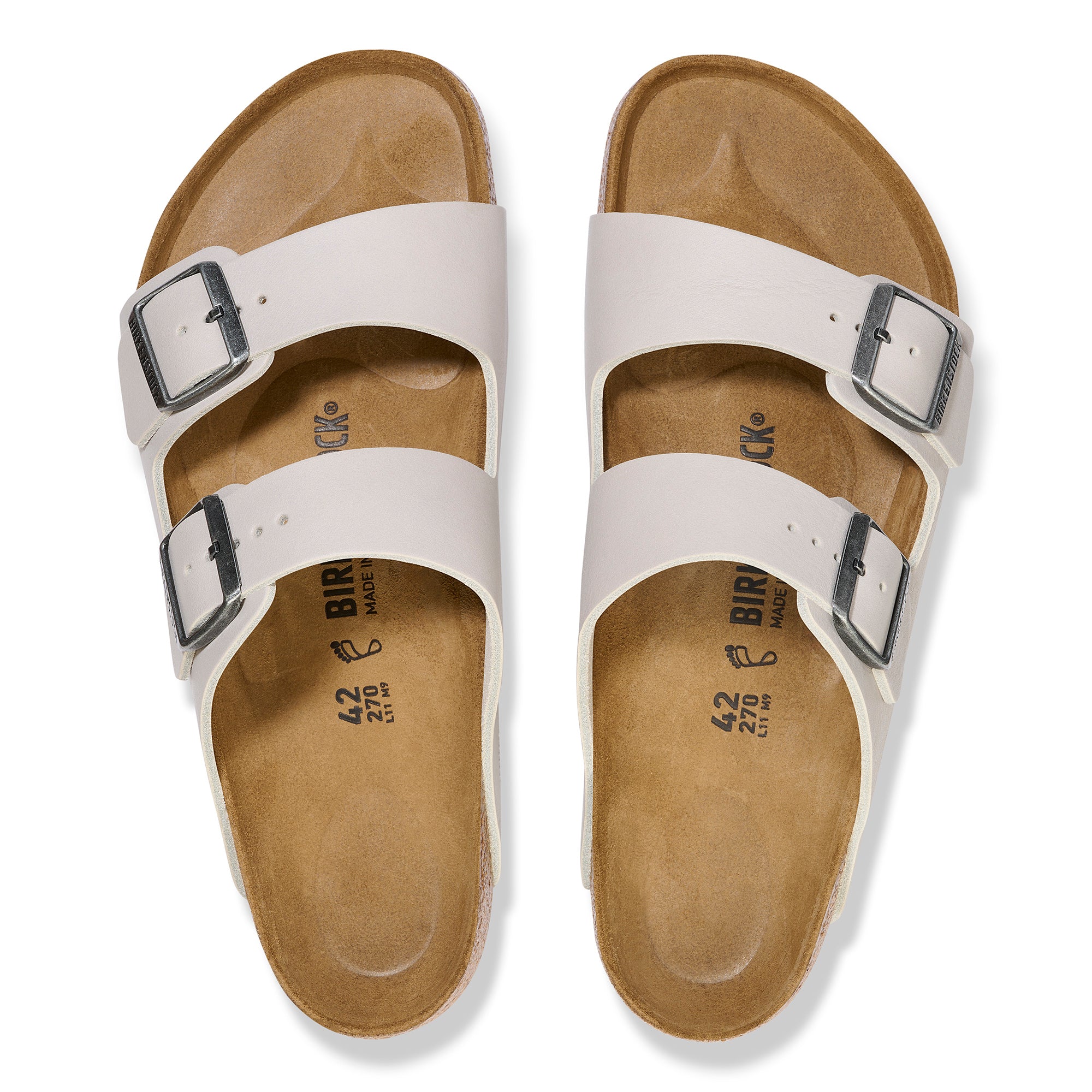 Birkenstock Arizona Grip mineral gray vintage leather