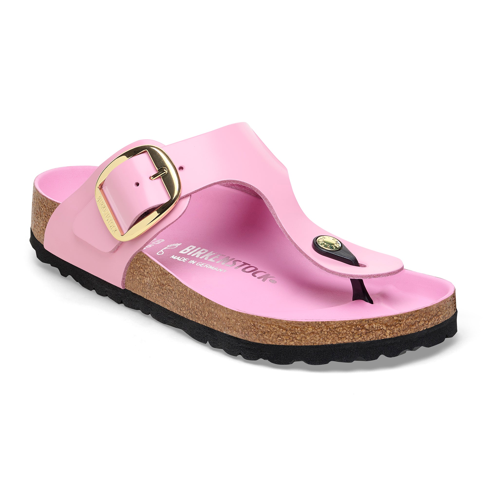 Birkenstock Limited Edition Gizeh Big Buckle high shine fondant pink leather