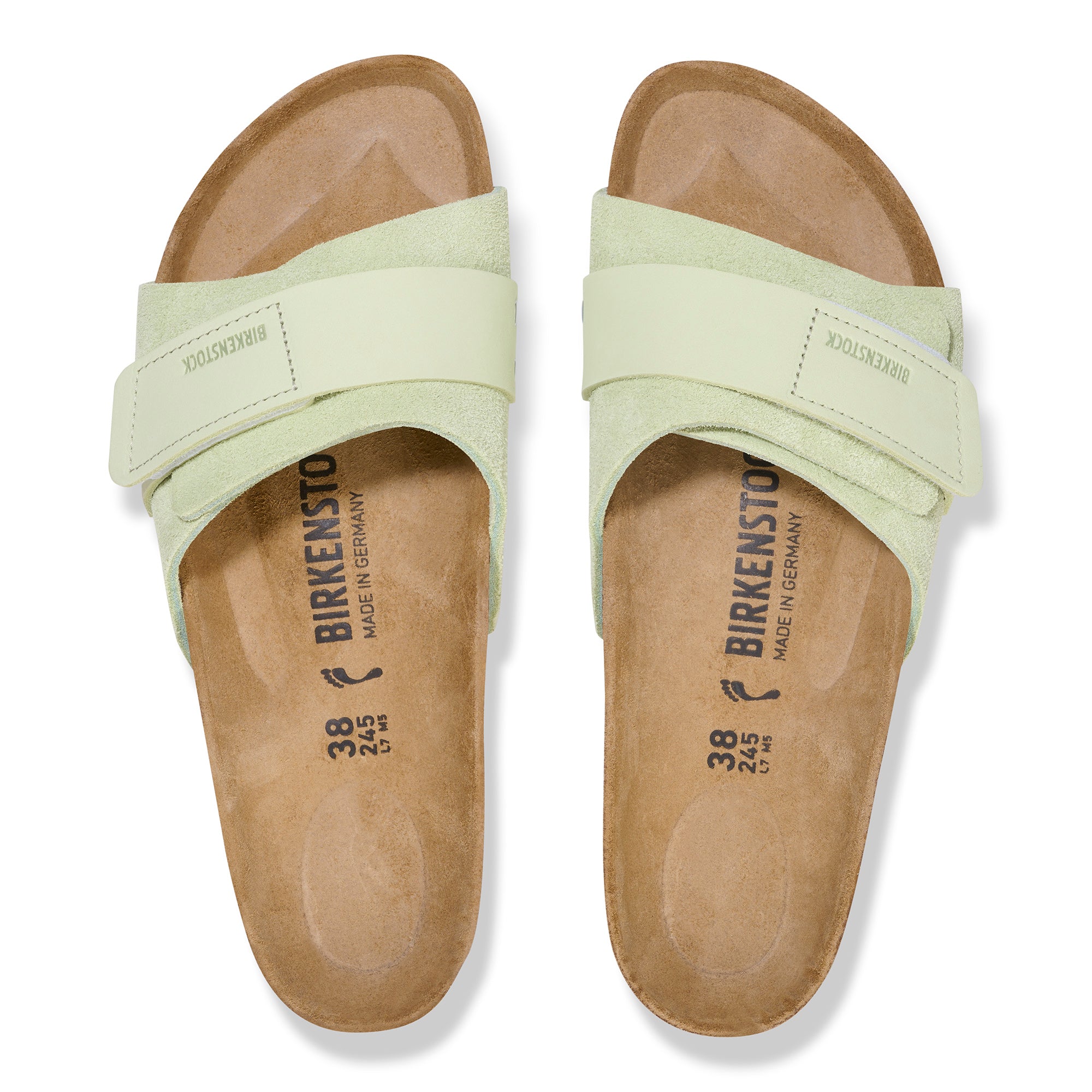 Birkenstock Oita faded lime suede