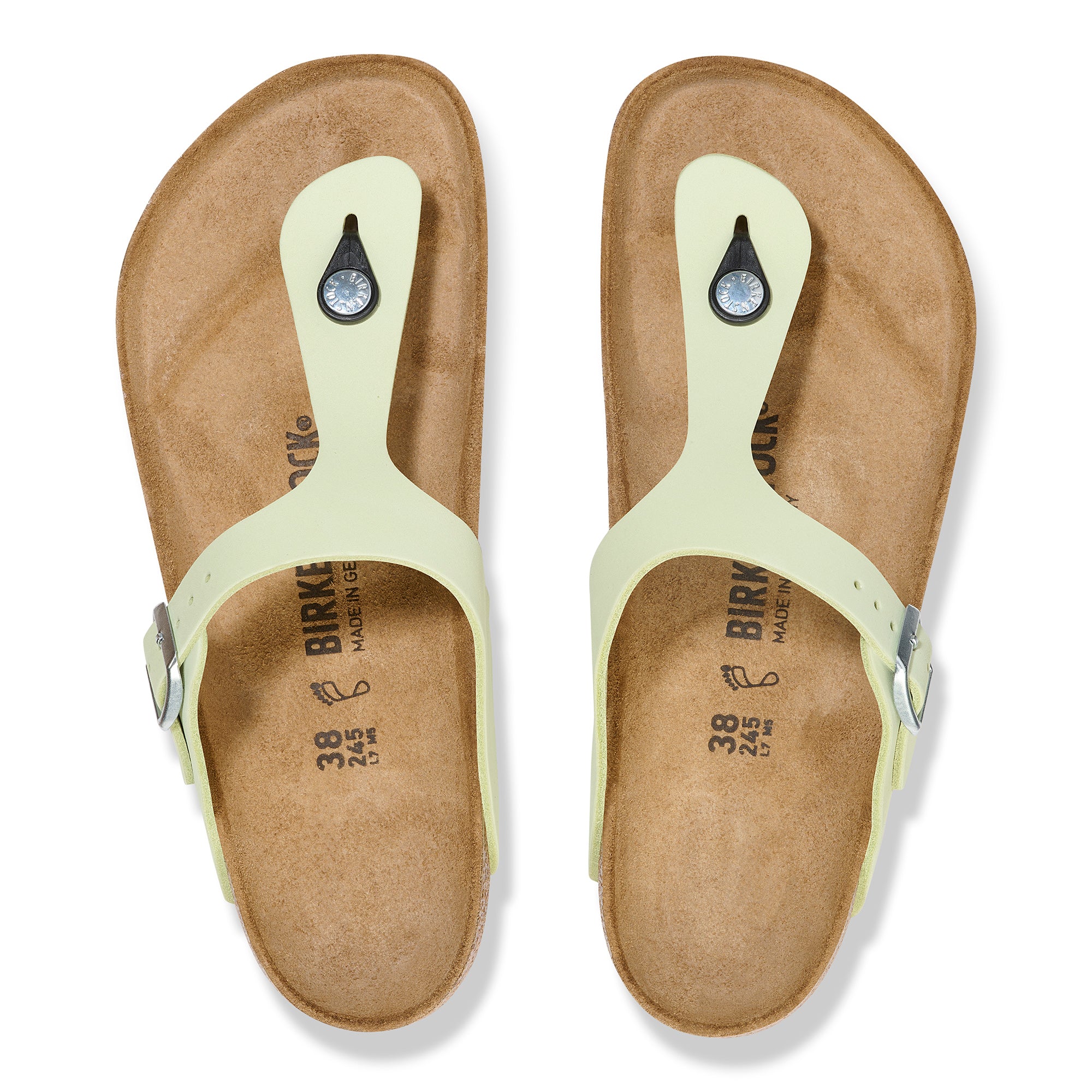 Birkenstock Limited Edition Gizeh faded lime nubuck