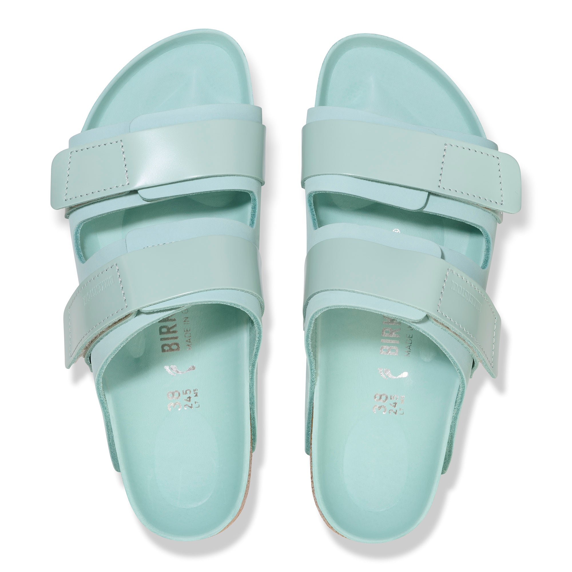 Birkenstock Limited Edition Uji Hex surf green nubuck/high shine leather