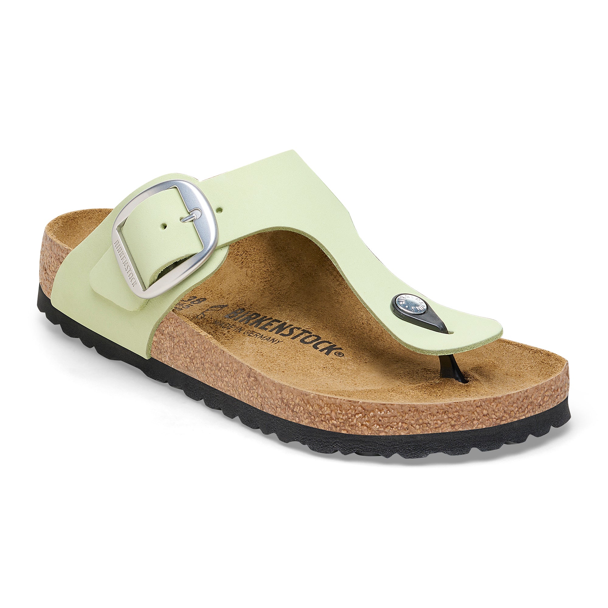 Birkenstock Limited Edition Gizeh Big Buckle faded lime nubuck