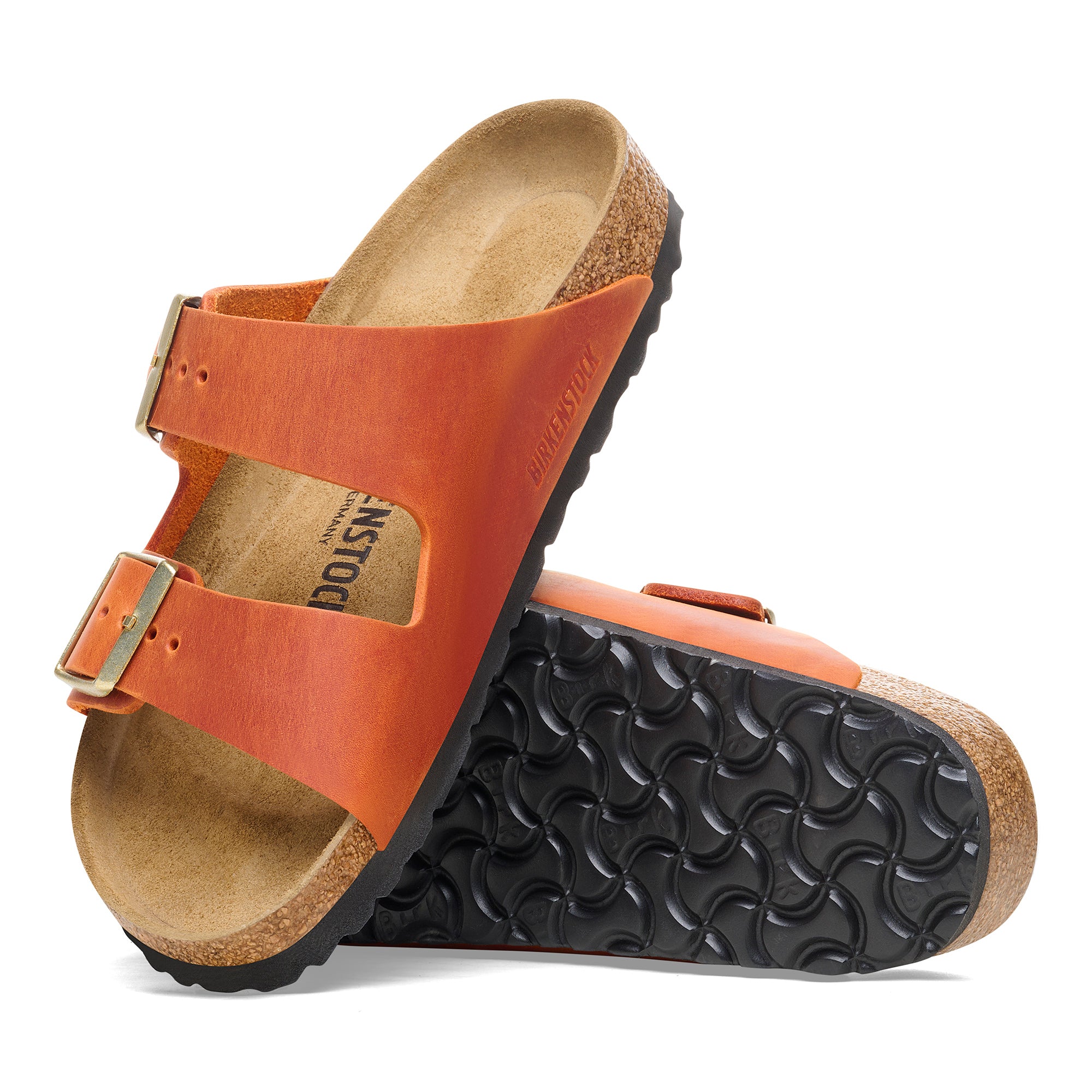 Birkenstock Limited Edition Arizona burnt orange oiled leather