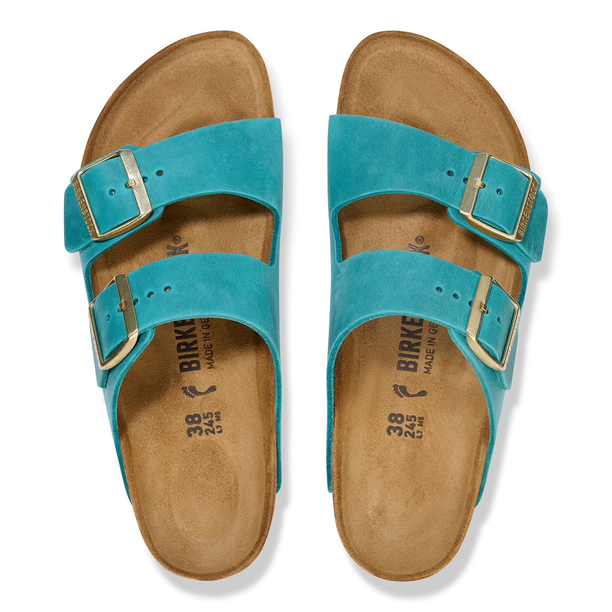 Birkenstock Arizona biscay bay oiled leather