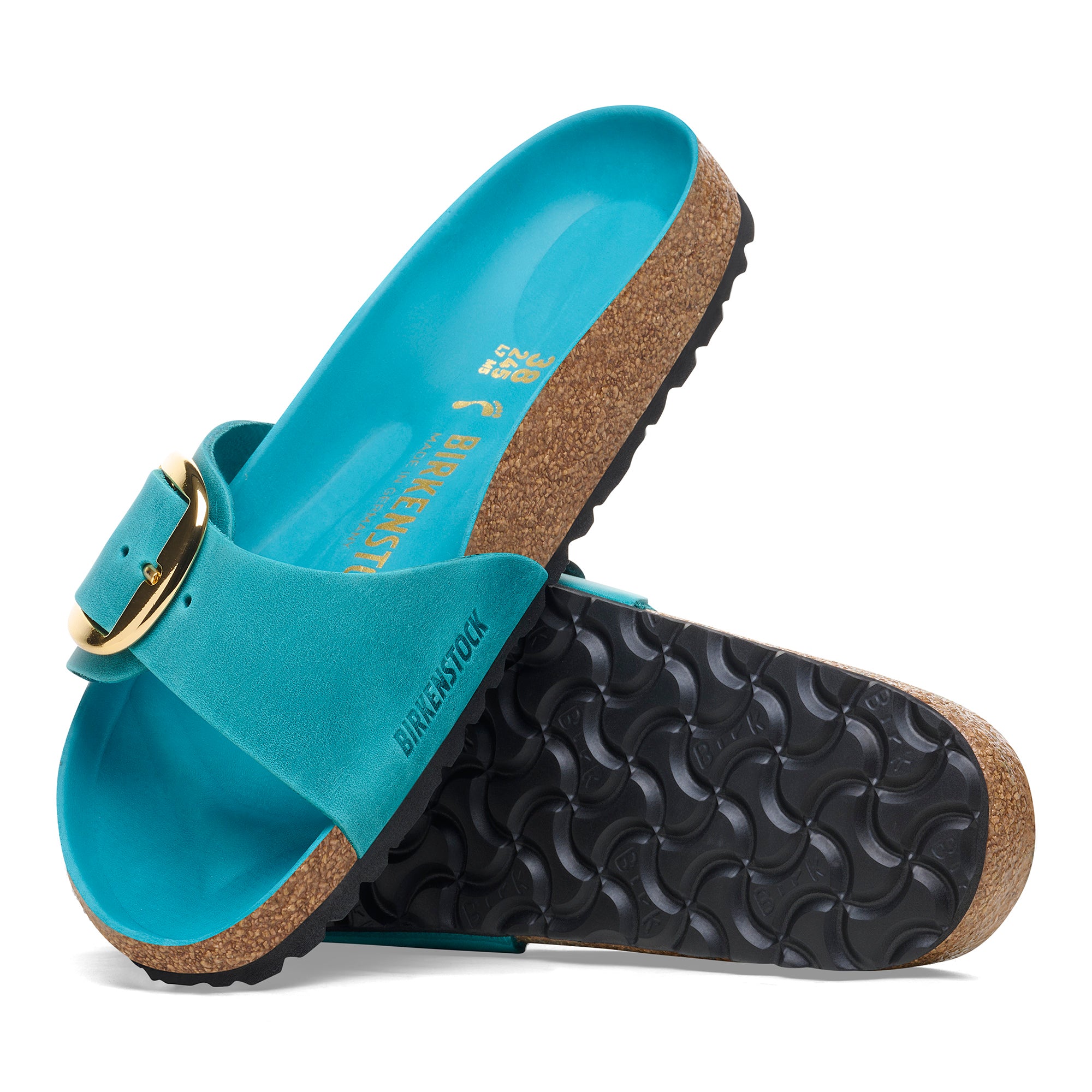Birkenstock Madrid Big Buckle biscay bay oiled leather