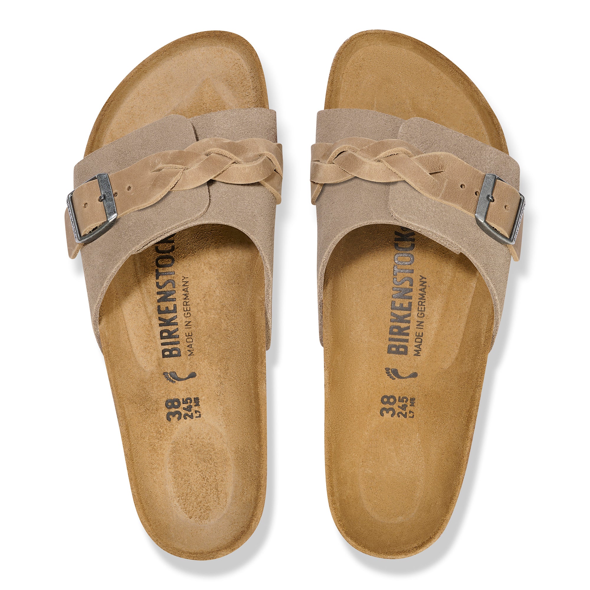 Birkenstock Oita Braid taupe suede