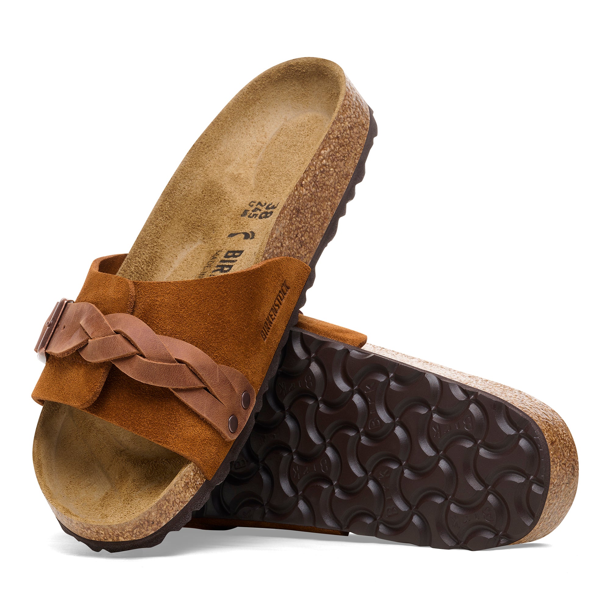 Birkenstock Oita Braid mink suede