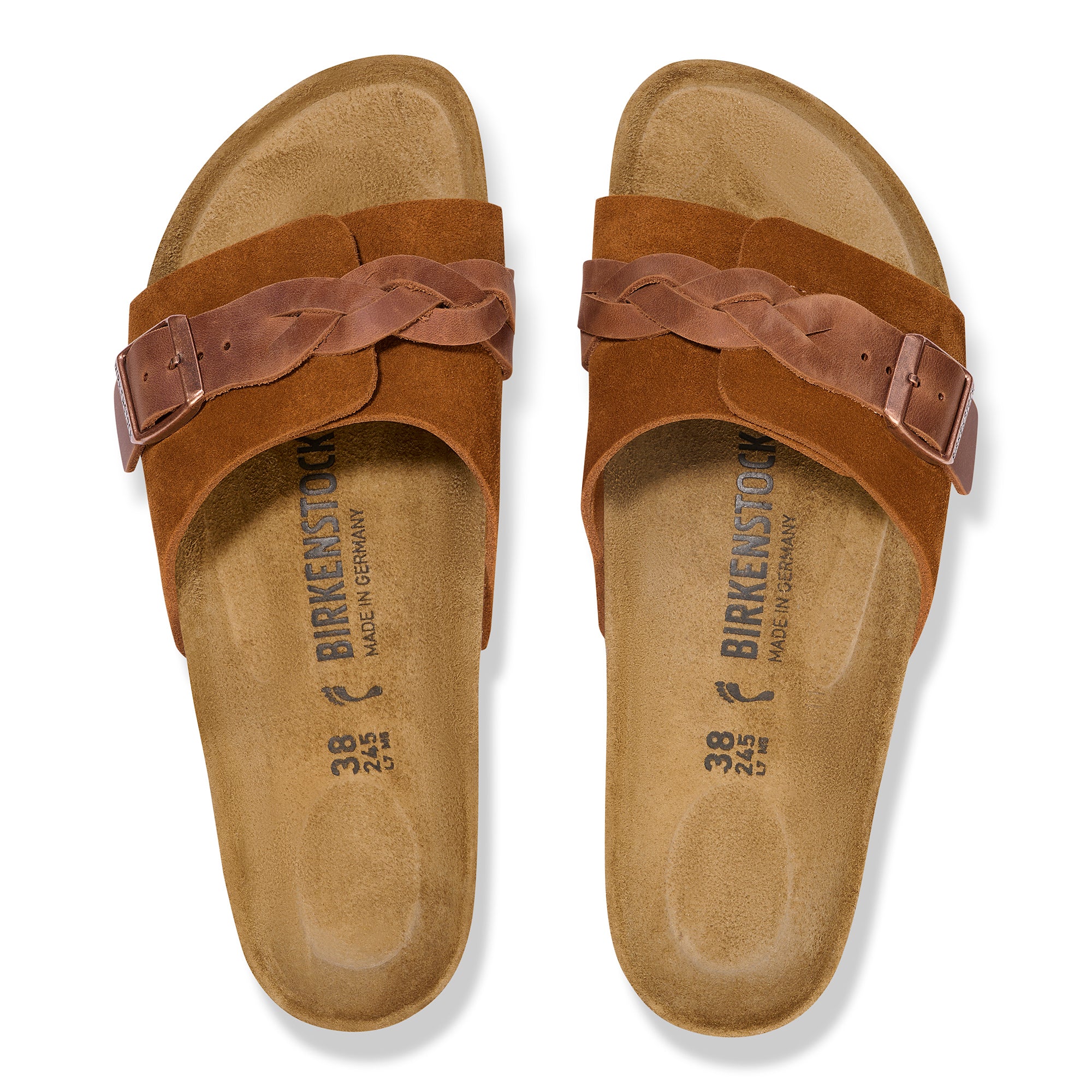 Birkenstock Oita Braid mink suede