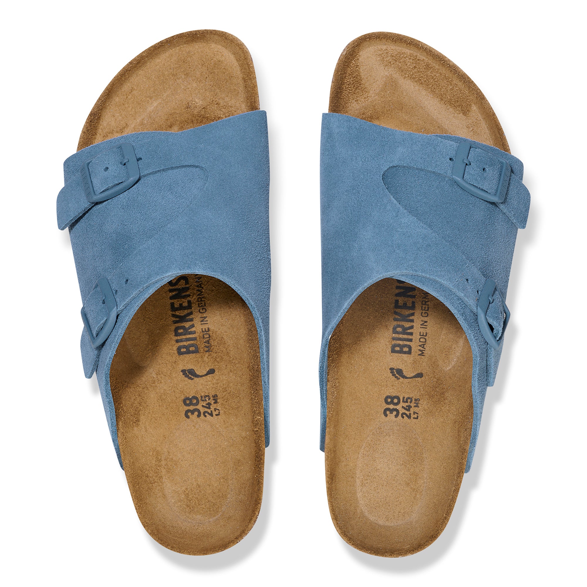 Birkenstock Zurich elemental blue suede