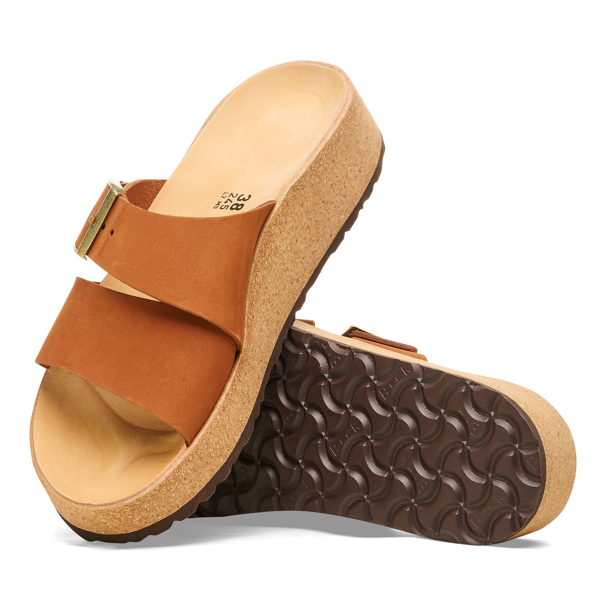 Papillio Almina pecan nubuck by Birkenstock