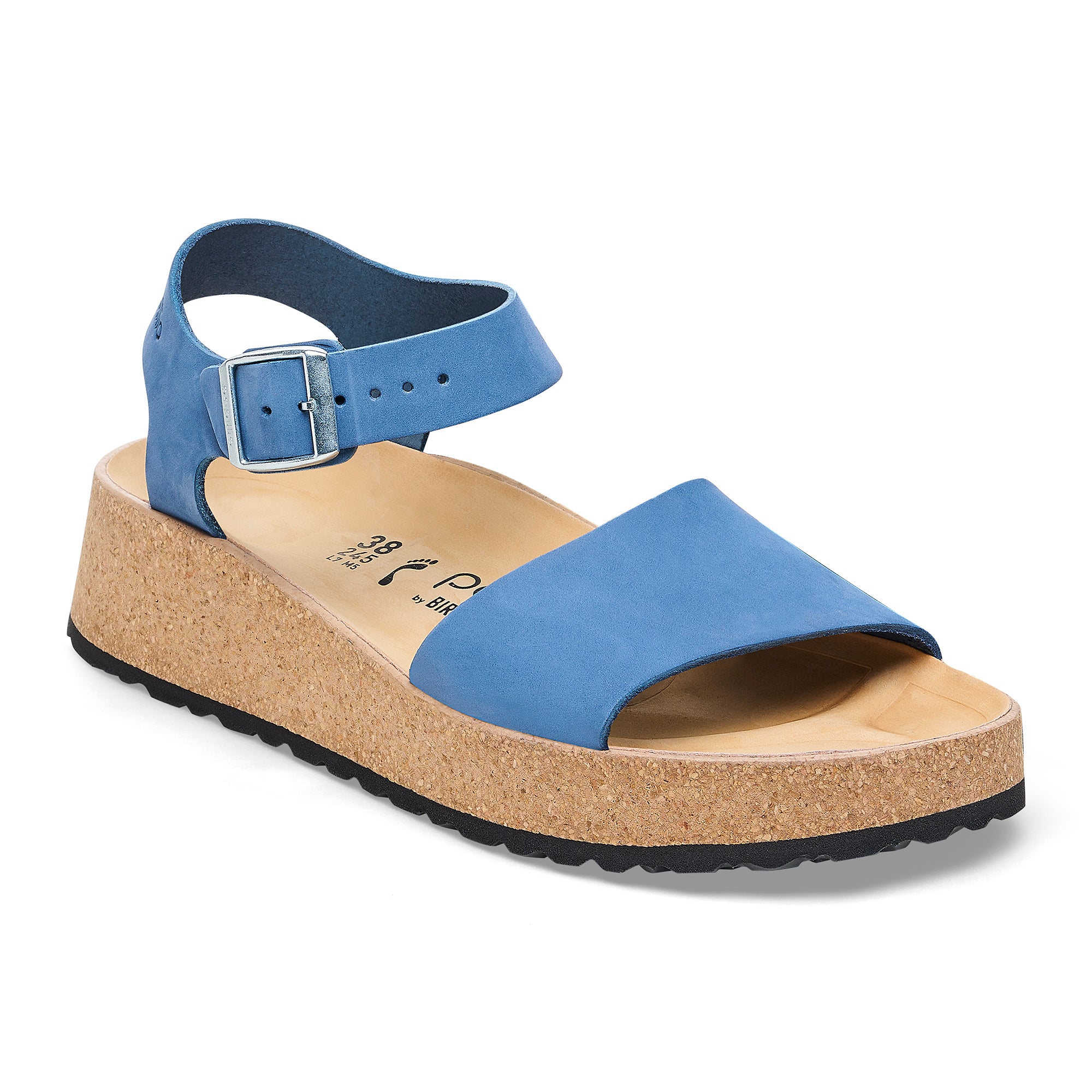 Papillio Glenda elemental blue nubuck by Birkenstock