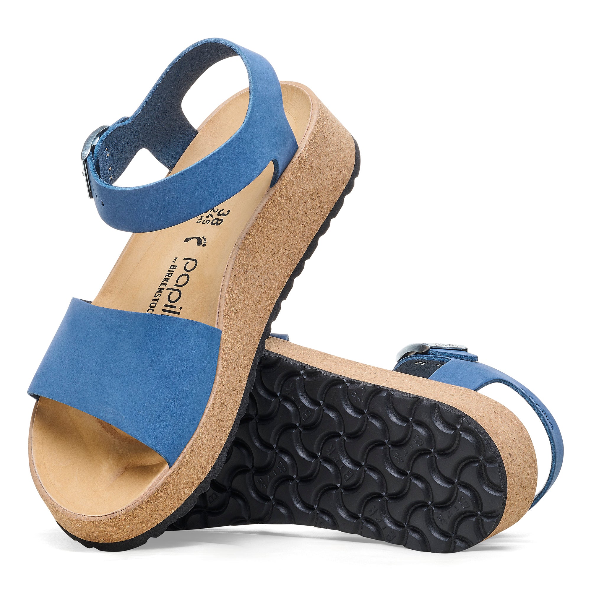 Papillio Glenda elemental blue nubuck by Birkenstock