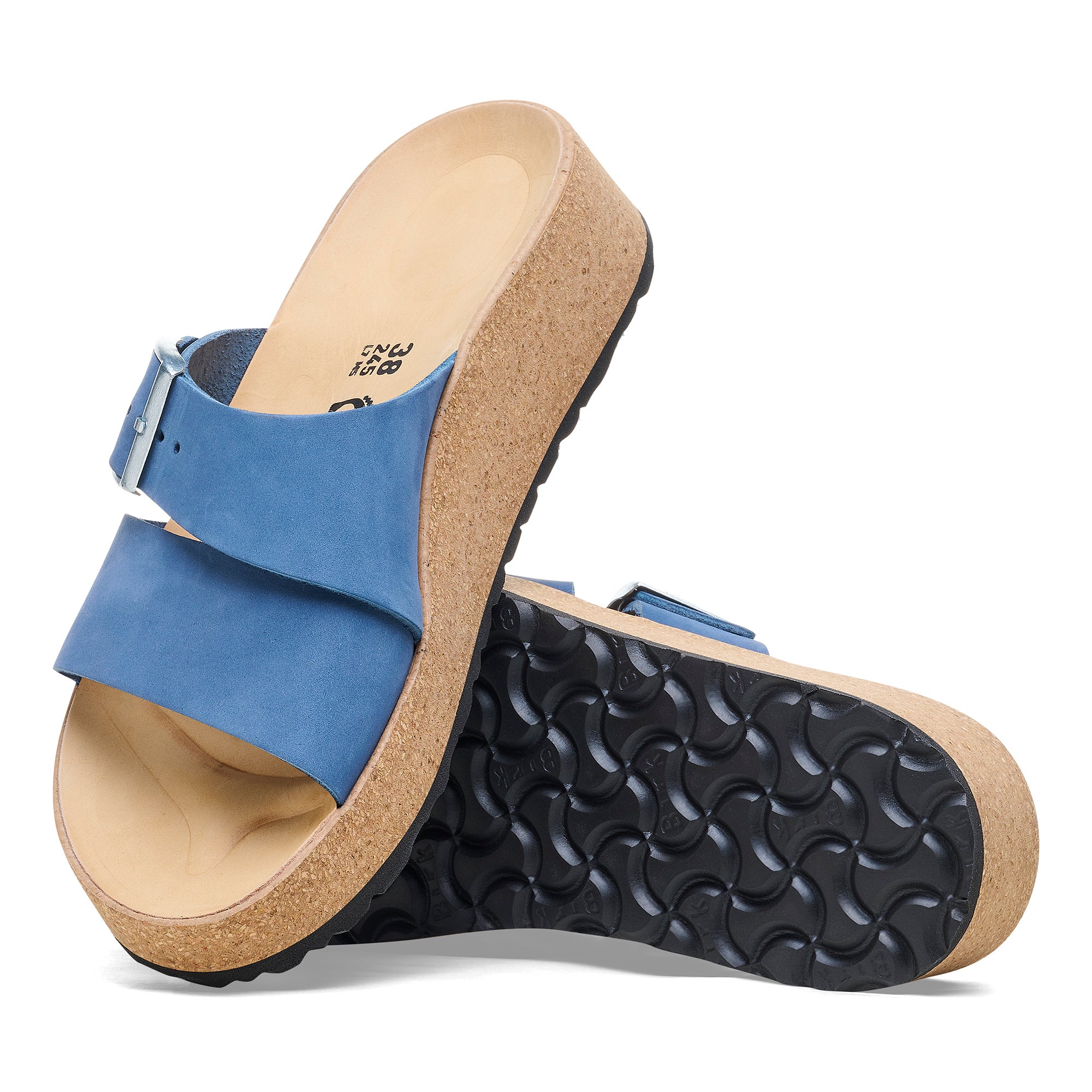 Papillio Almina elemental blue nubuck by Birkenstock