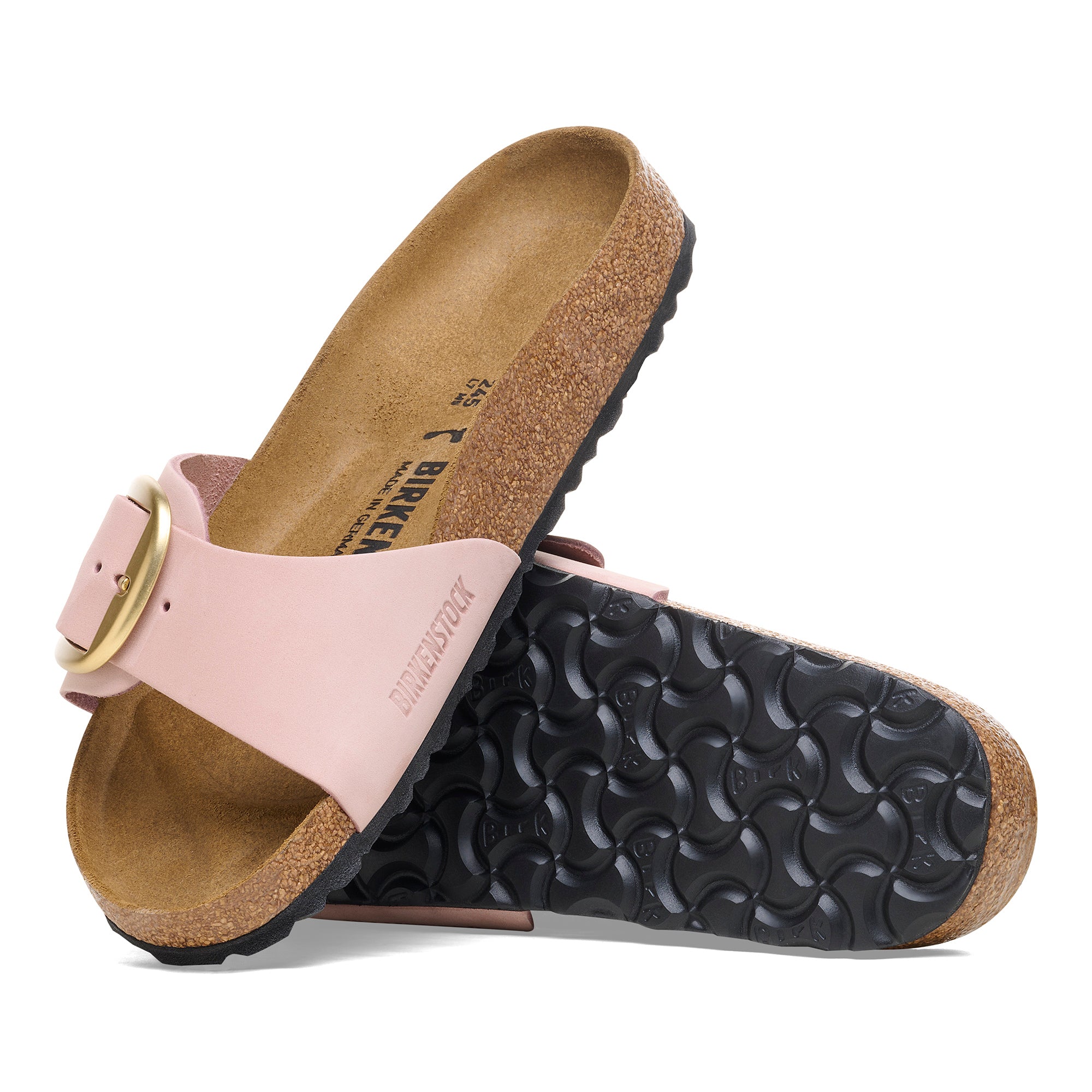 Birkenstock Madrid Big Buckle soft pink nubuck